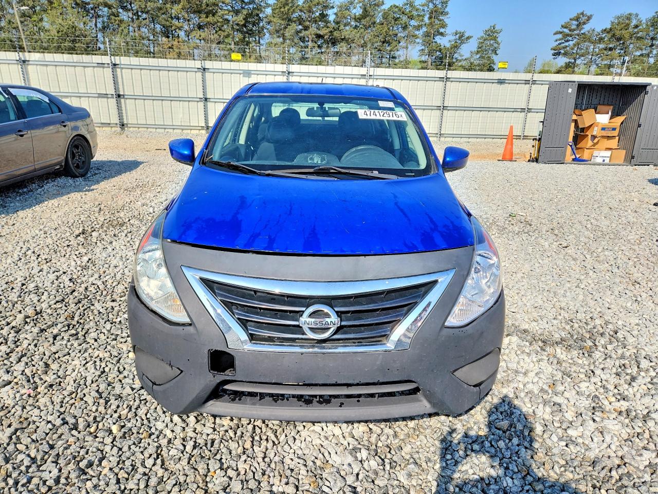 2015 Nissan Versa 1.6 Sv Blue vin: 3N1CN7APXFL815792