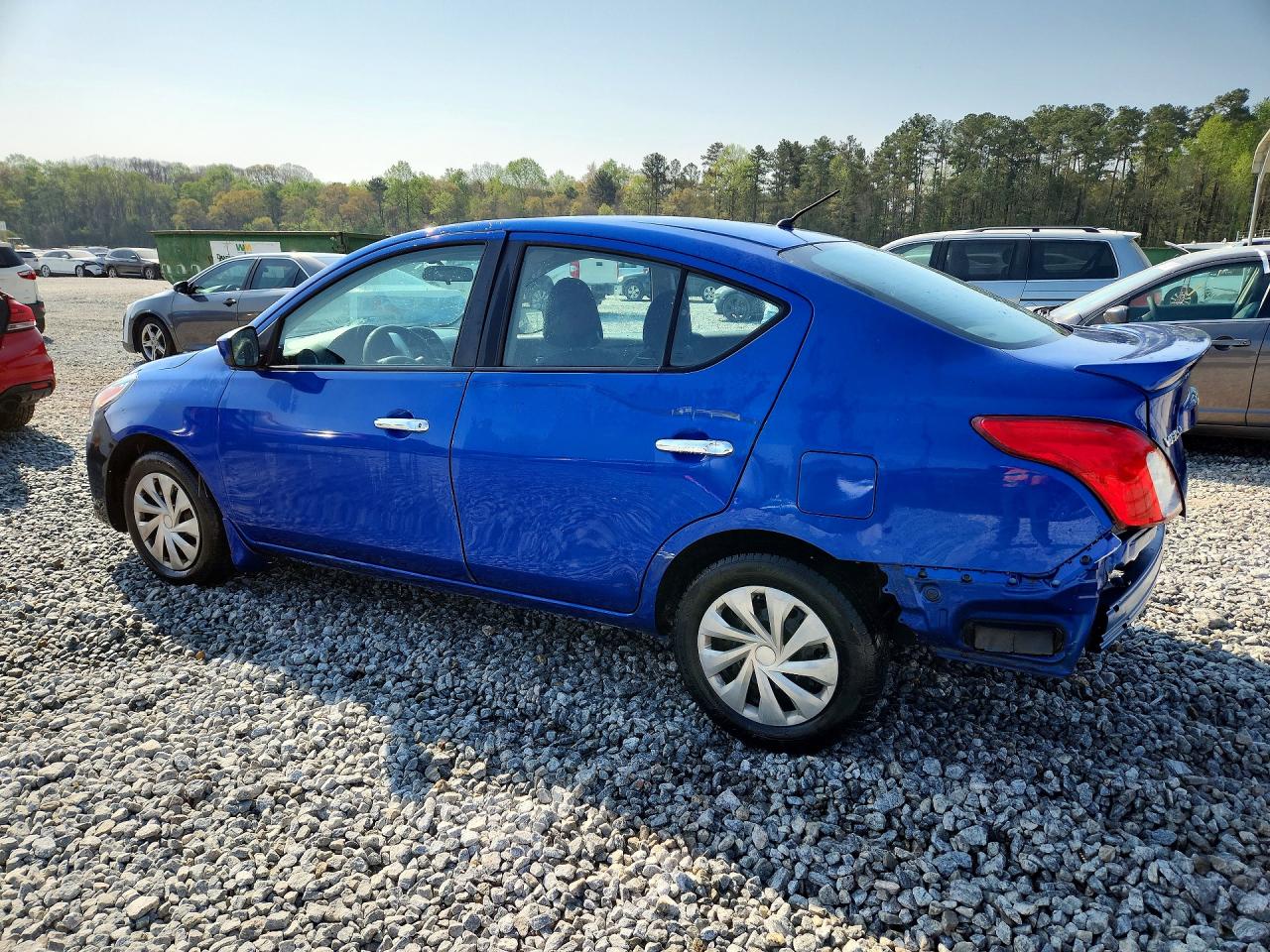 2015 Nissan Versa 1.6 Sv Blue vin: 3N1CN7APXFL815792