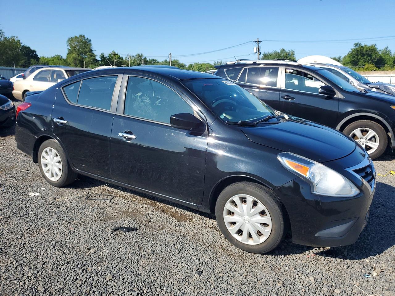 2015 Nissan Versa 1.6 Sv Black vin: 3N1CN7APXFL830017