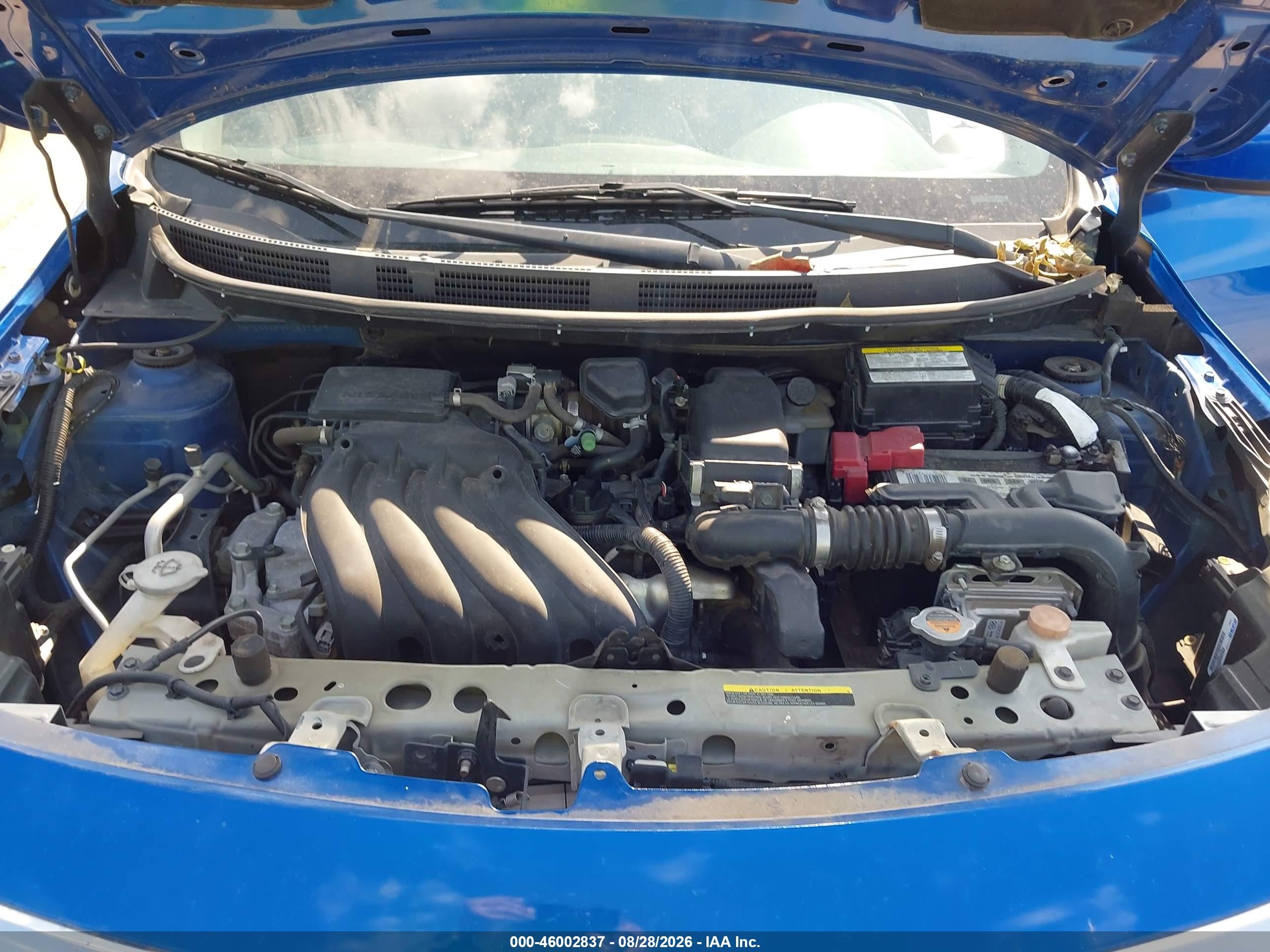 2015 Nissan Versa 1.6 Sv Blue vin: 3N1CN7APXFL831247