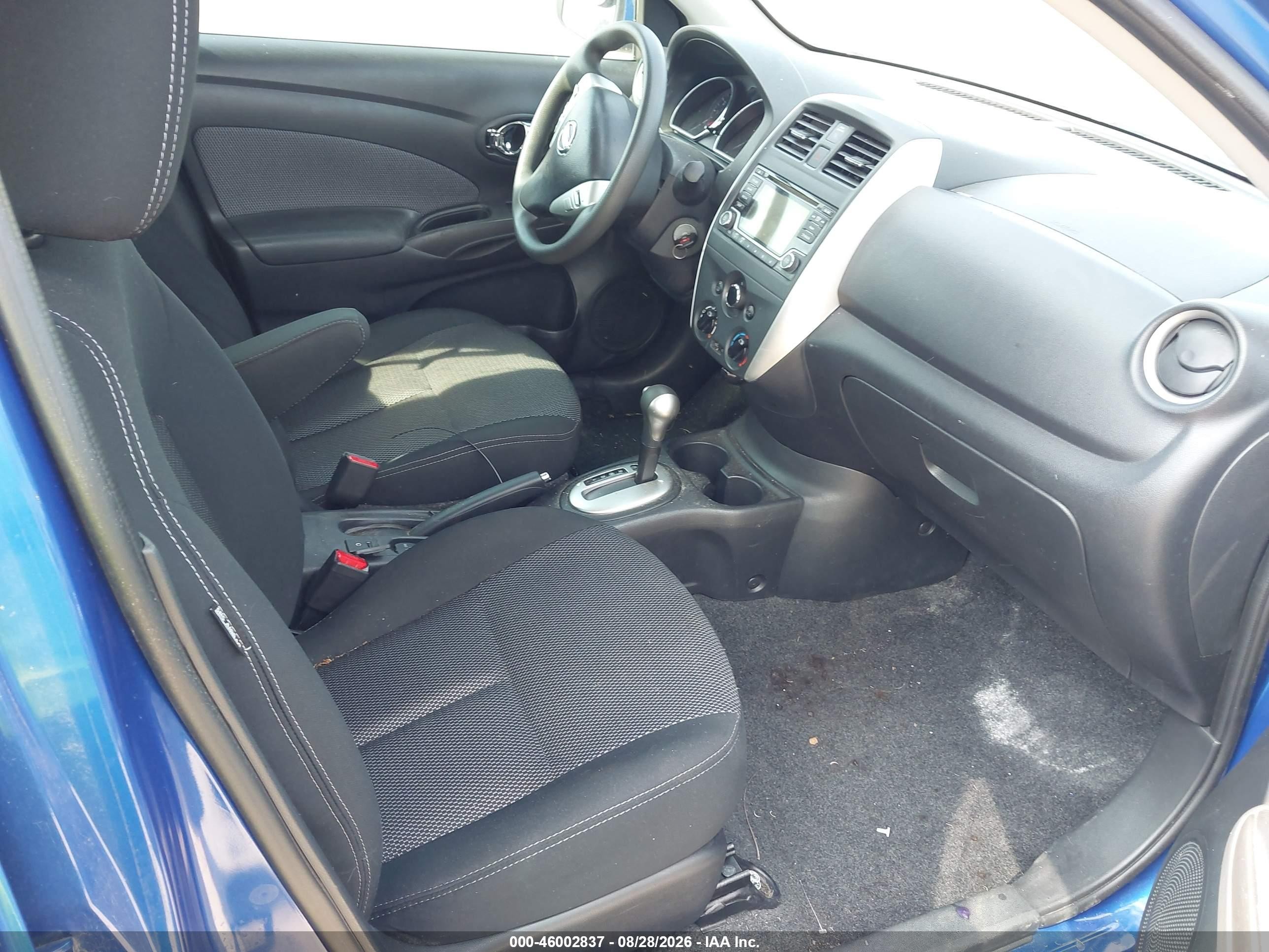 2015 Nissan Versa 1.6 Sv Blue vin: 3N1CN7APXFL831247