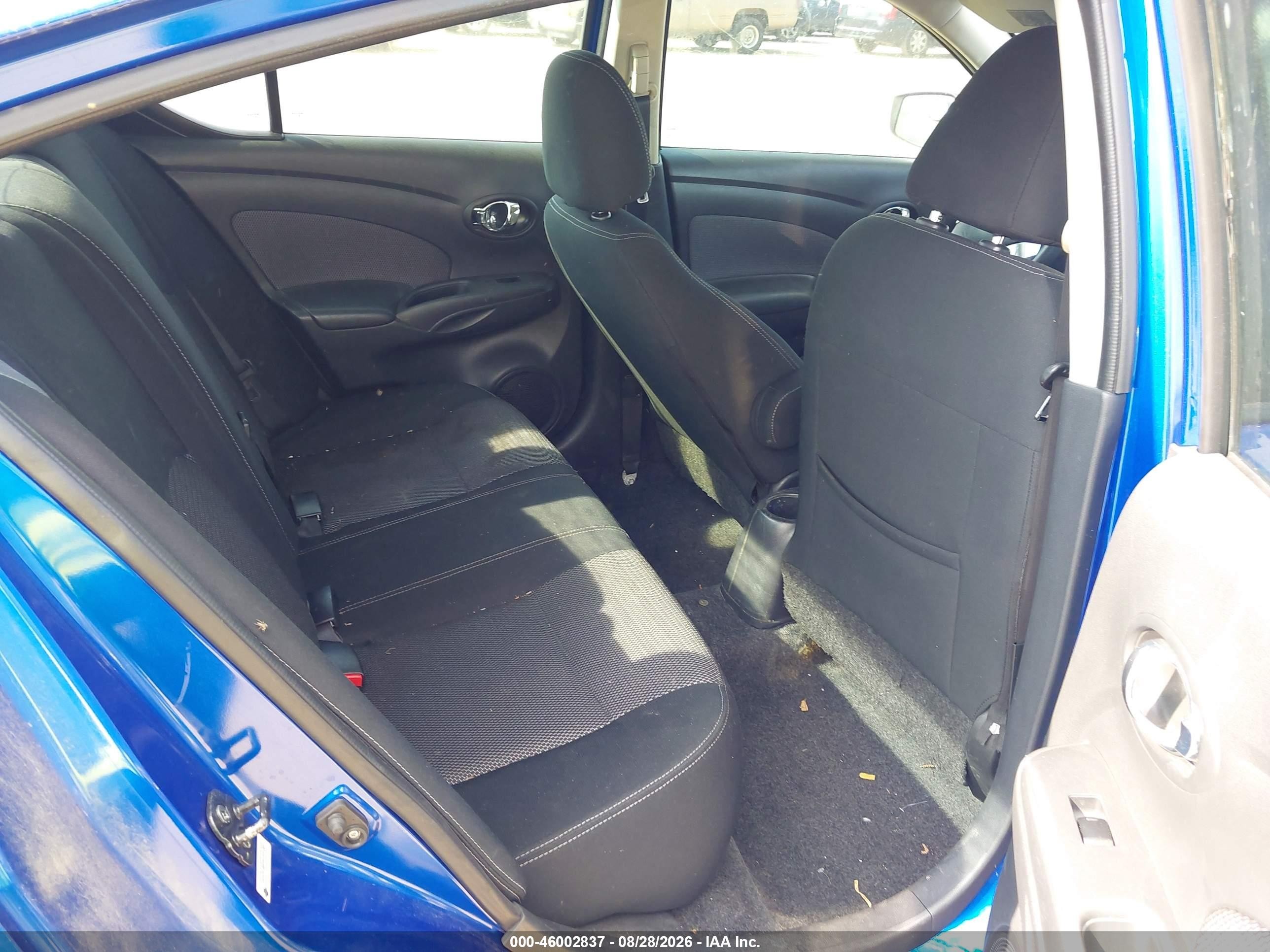 2015 Nissan Versa 1.6 Sv Blue vin: 3N1CN7APXFL831247