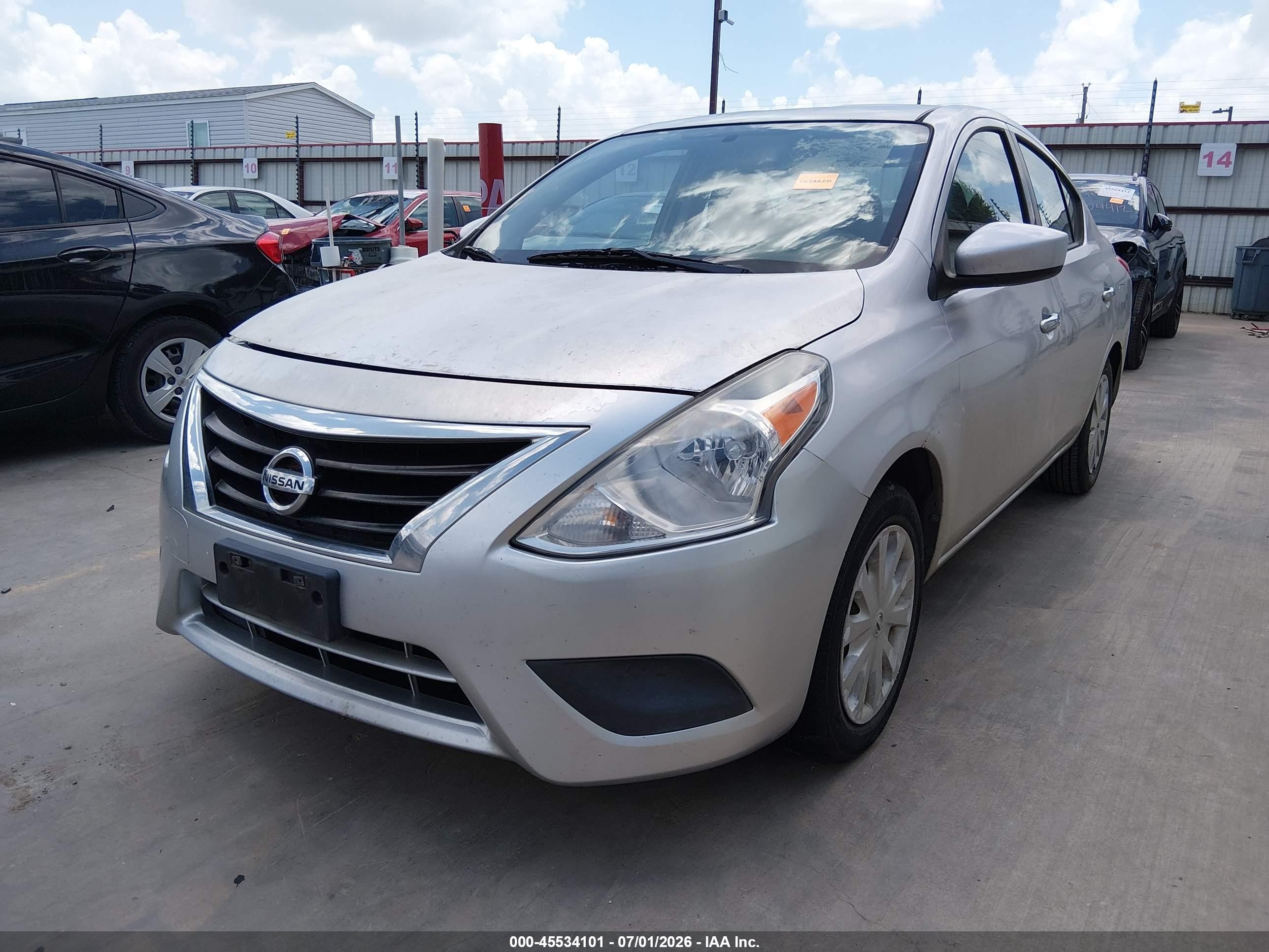 2015 Nissan Versa 1.6 S/1.6 S+/1.6 Sl/1.6 Sv Silver vin: 3N1CN7APXFL851417