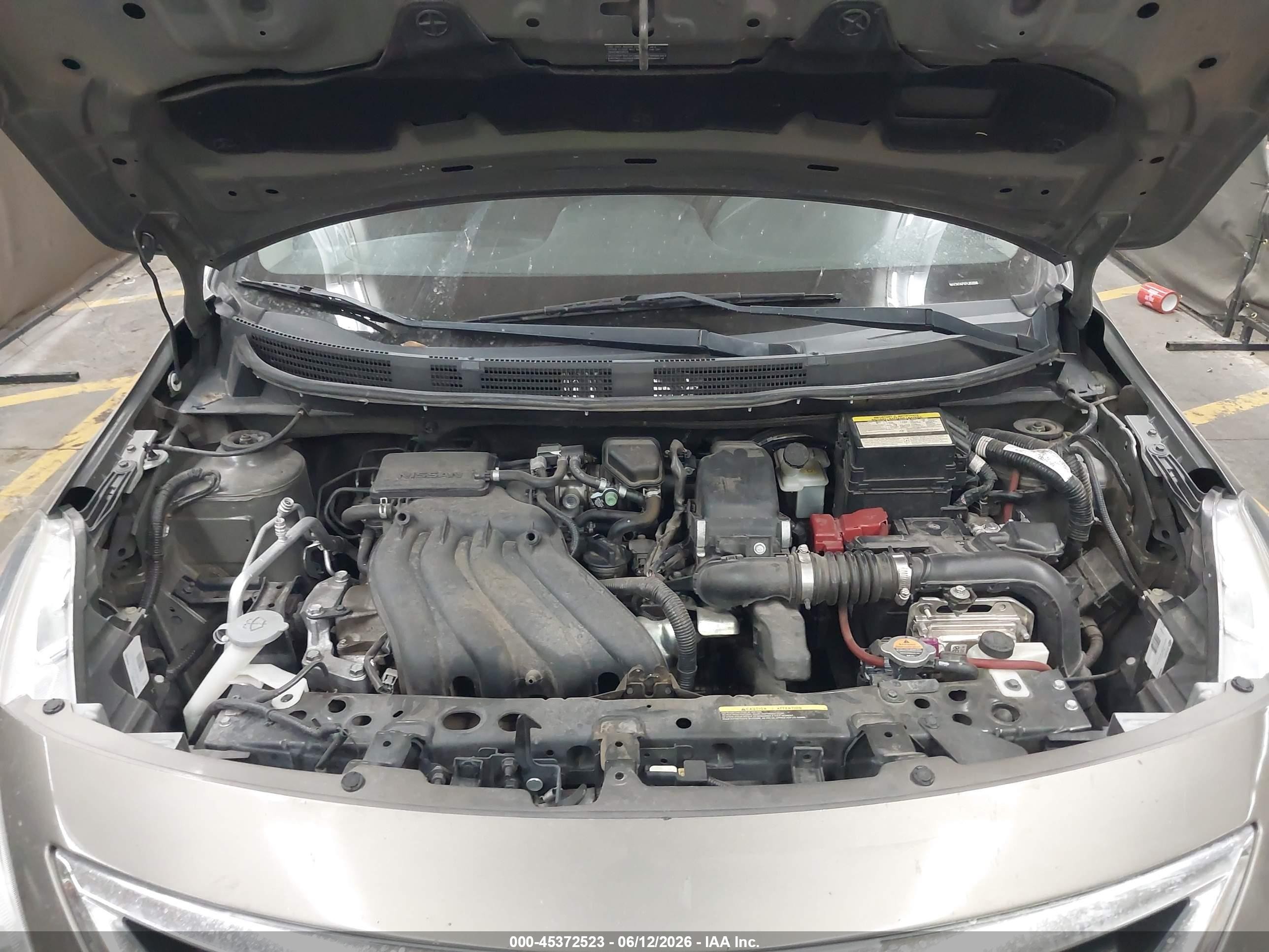2015 Nissan Versa 1.6 Sv Gray vin: 3N1CN7APXFL852096