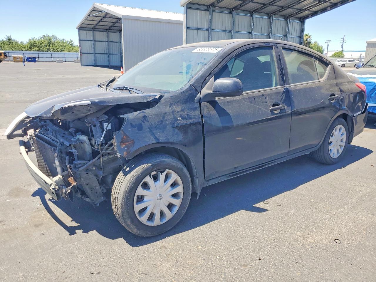 2015 Nissan Versa 1.6 S Черный vin: 3N1CN7APXFL869903