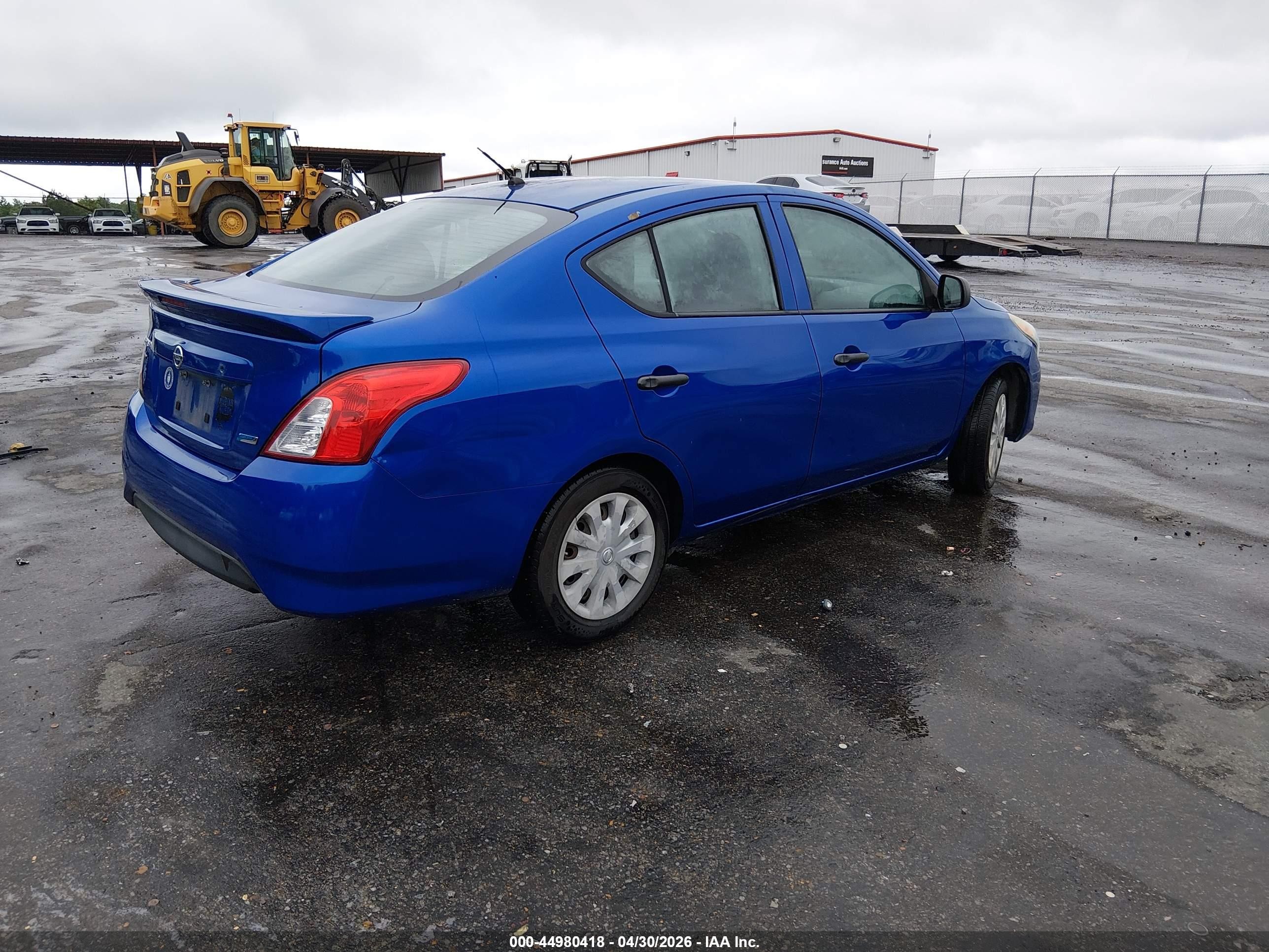 2015 Nissan Versa 1.6 S+ Синий vin: 3N1CN7APXFL880867