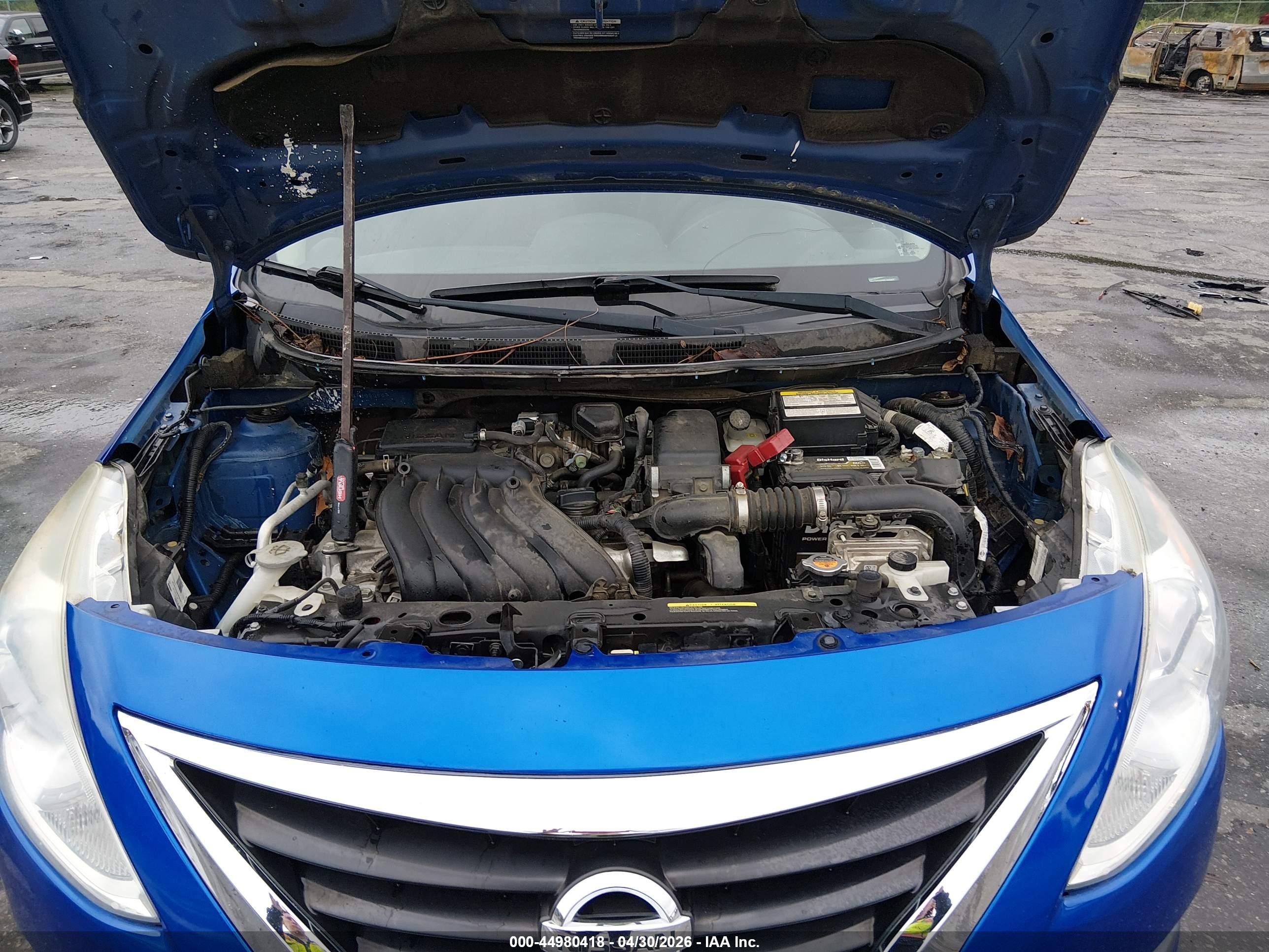 2015 Nissan Versa 1.6 S+ Синий vin: 3N1CN7APXFL880867