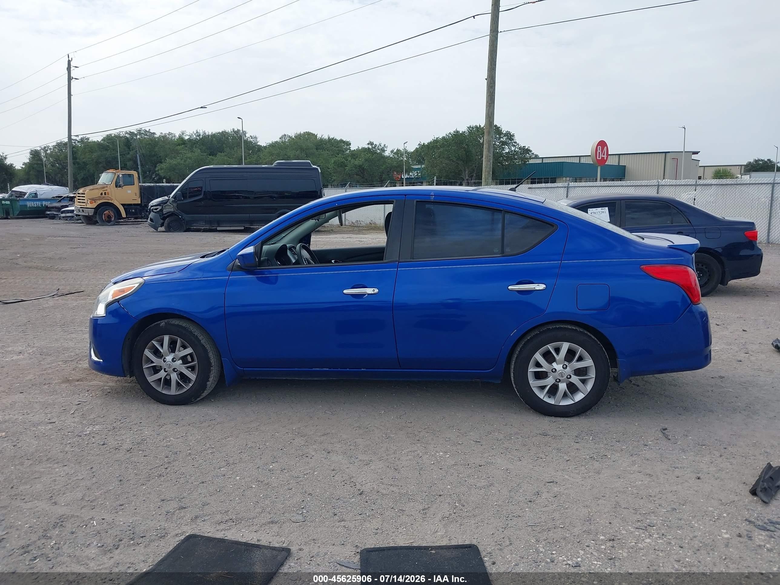 2015 Nissan Versa 1.6 Sv Синий vin: 3N1CN7APXFL935091