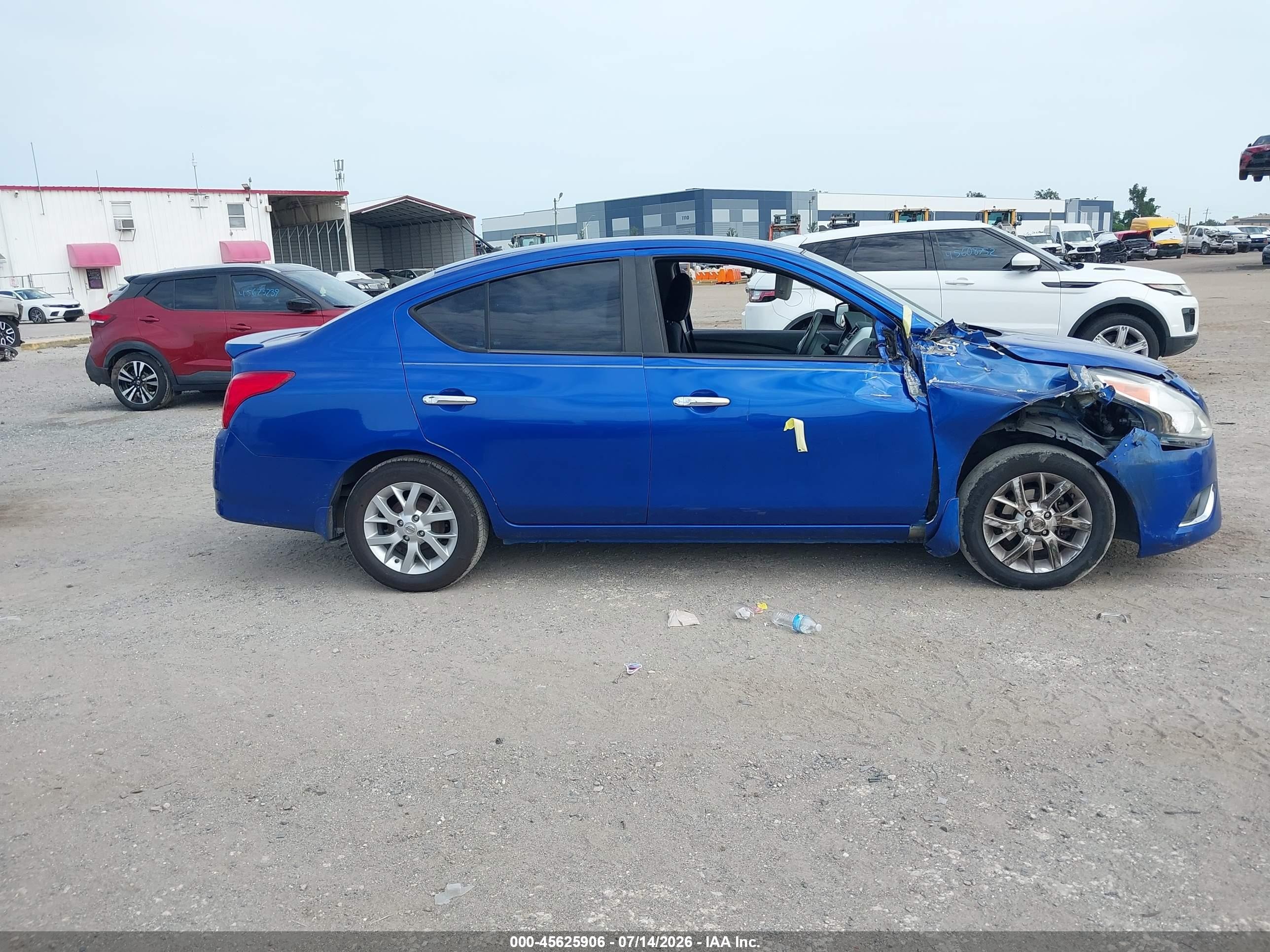 2015 Nissan Versa 1.6 Sv Синий vin: 3N1CN7APXFL935091