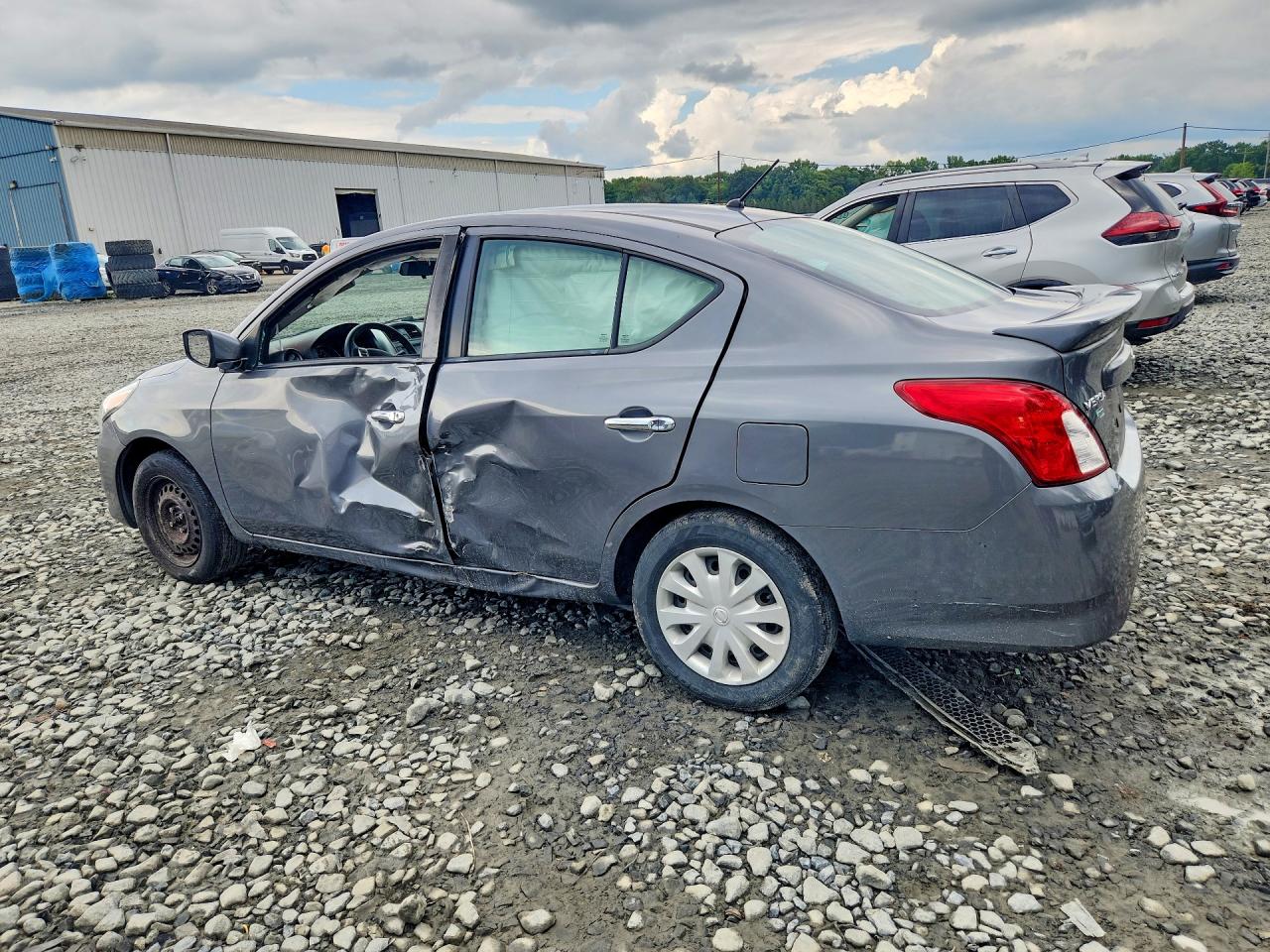 2019 Nissan Versa Sv Gray vin: 3N1CN7APXKL849919
