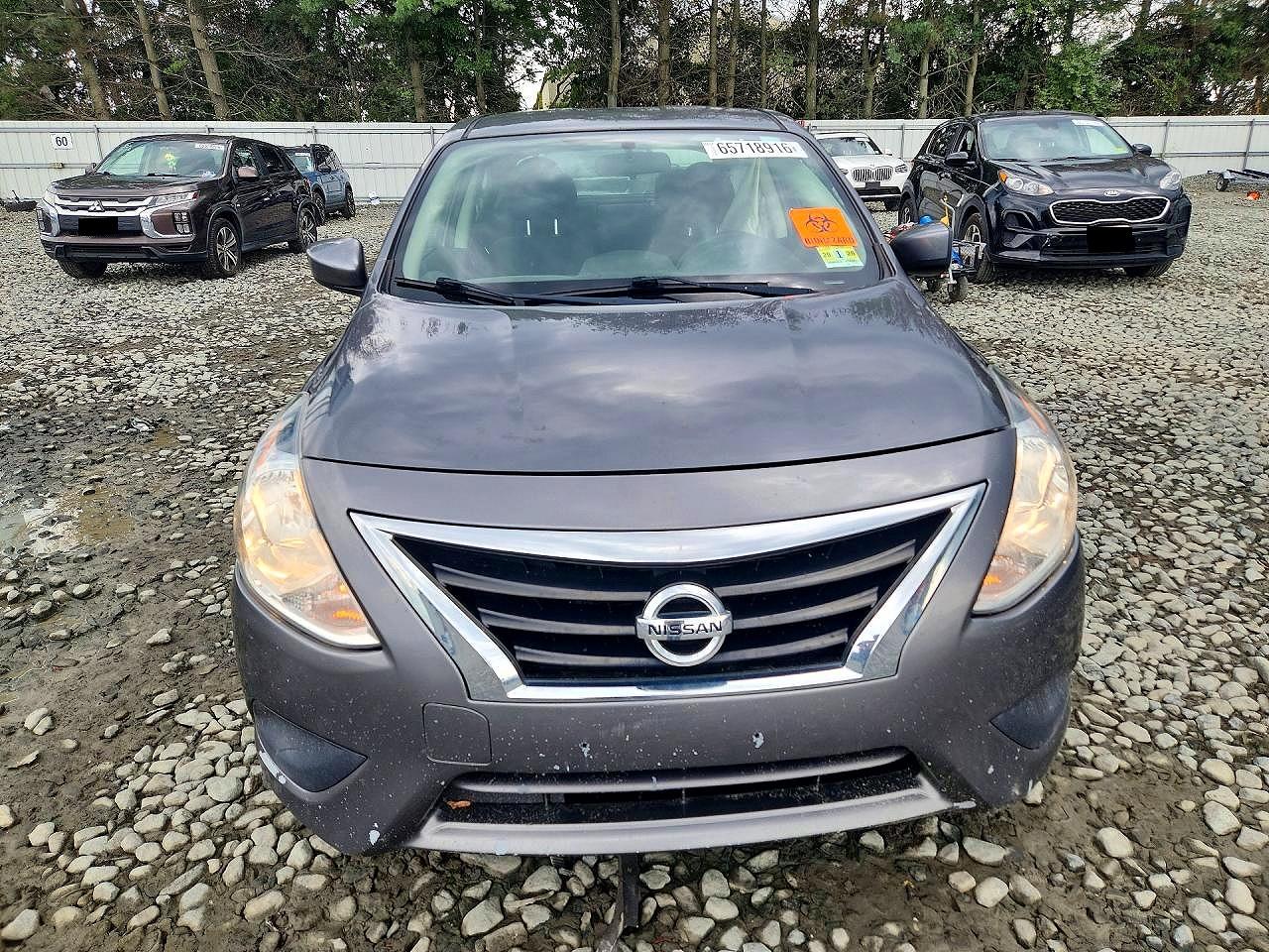 2019 Nissan Versa Sv Gray vin: 3N1CN7APXKL849919