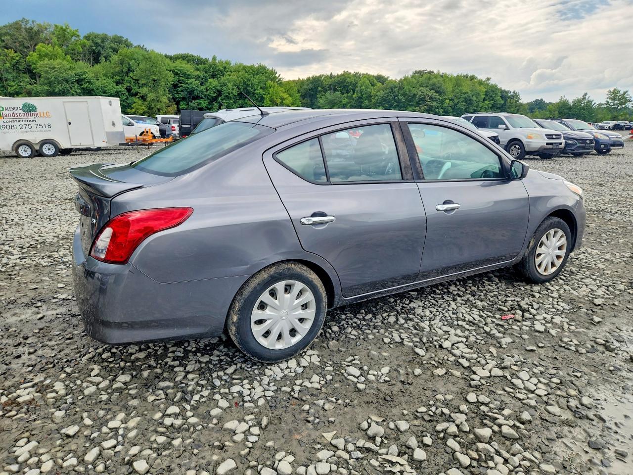 2019 Nissan Versa Sv Gray vin: 3N1CN7APXKL849919