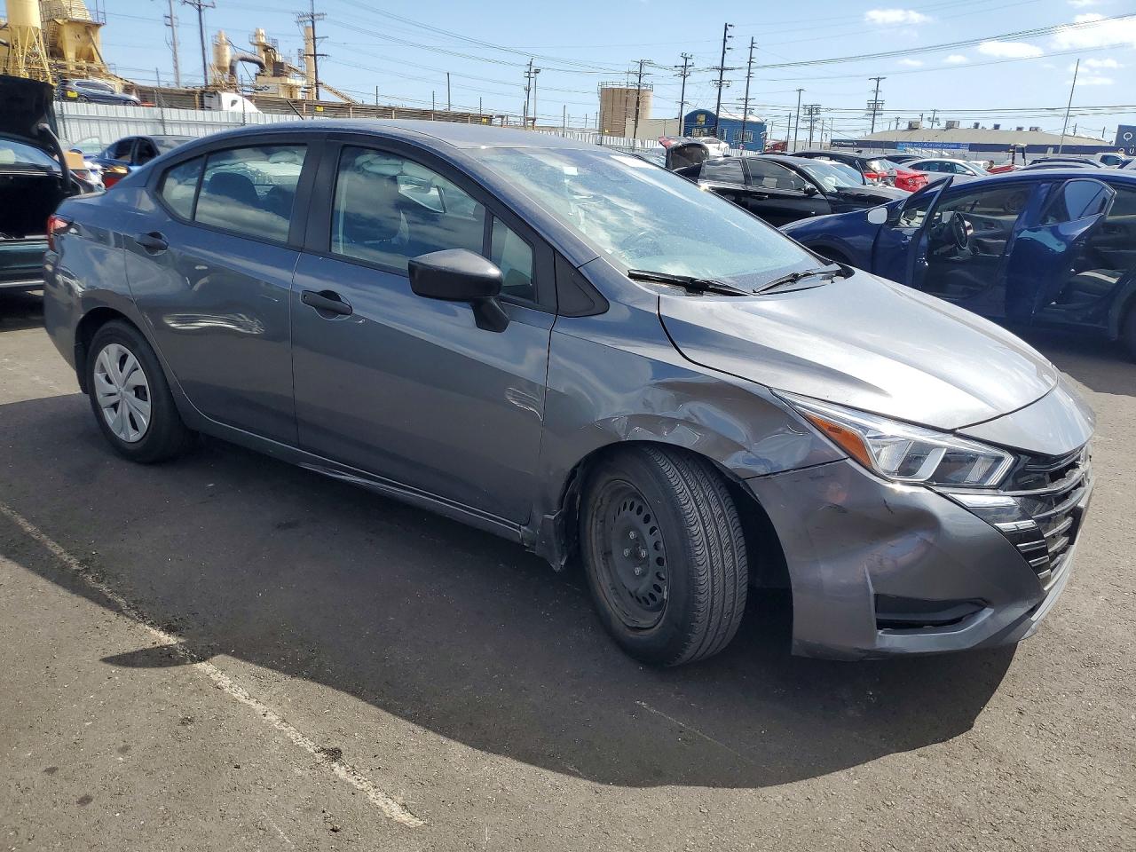 2023 Nissan Versa S Gray vin: 3N1CN8BV2PL831506
