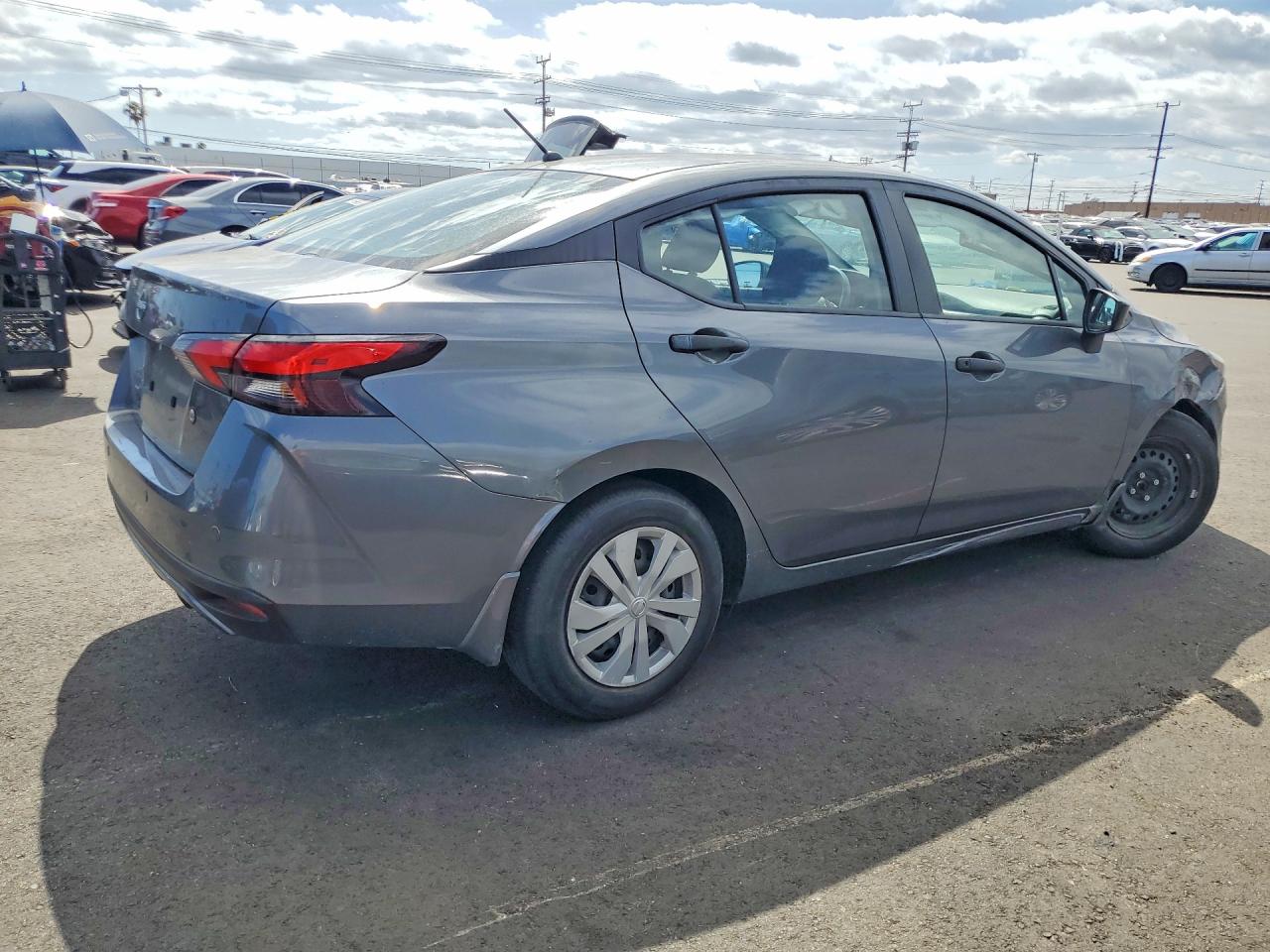 2023 Nissan Versa S Gray vin: 3N1CN8BV2PL831506