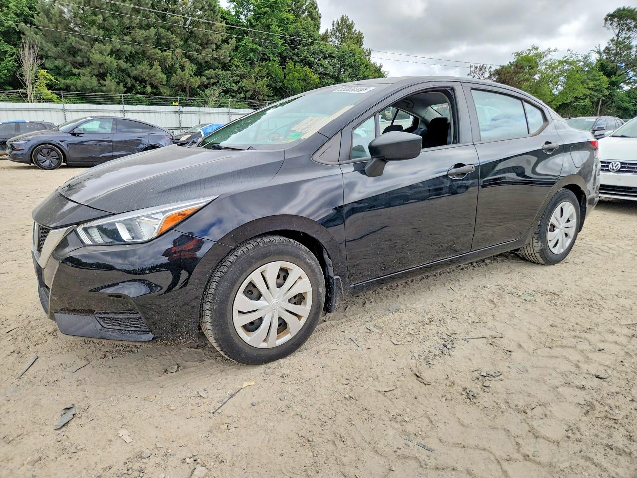 2020 Nissan Versa S Черный vin: 3N1CN8BV7LL802996