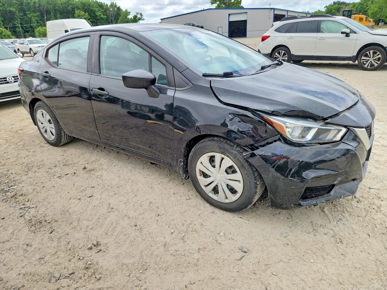 2020 Nissan Versa S Black vin: 3N1CN8BV7LL802996
