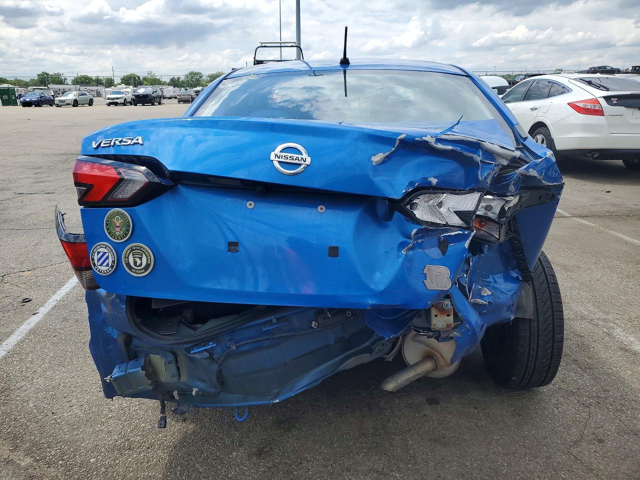 2020 Nissan Versa S Blue vin: 3N1CN8BV7LL856685