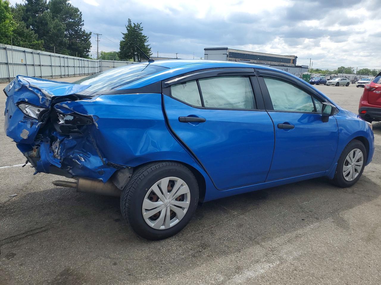 2020 Nissan Versa S Blue vin: 3N1CN8BV7LL856685