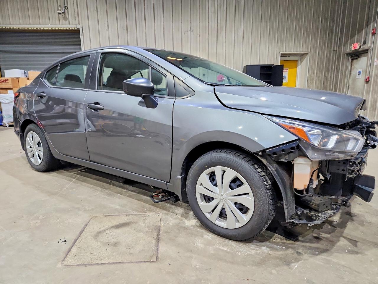 2023 Nissan Versa S Gray vin: 3N1CN8BV7PL810005