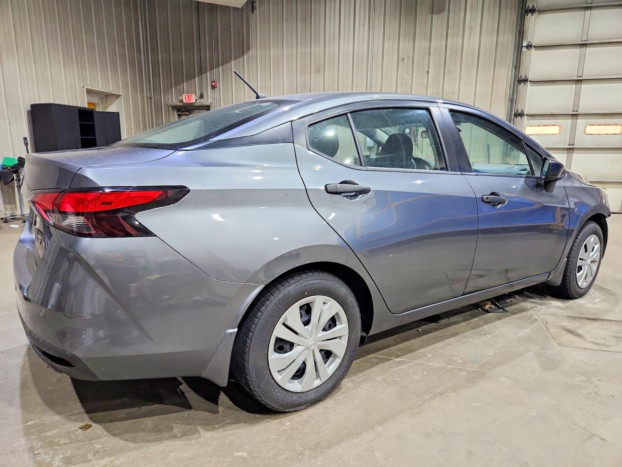 2023 Nissan Versa S Gray vin: 3N1CN8BV7PL810005