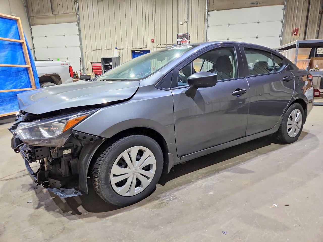 2023 Nissan Versa S Gray vin: 3N1CN8BV7PL810005