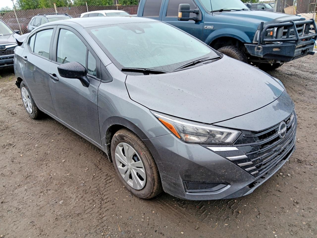 2025 Nissan Versa S Gray vin: 3N1CN8BV7SL845989