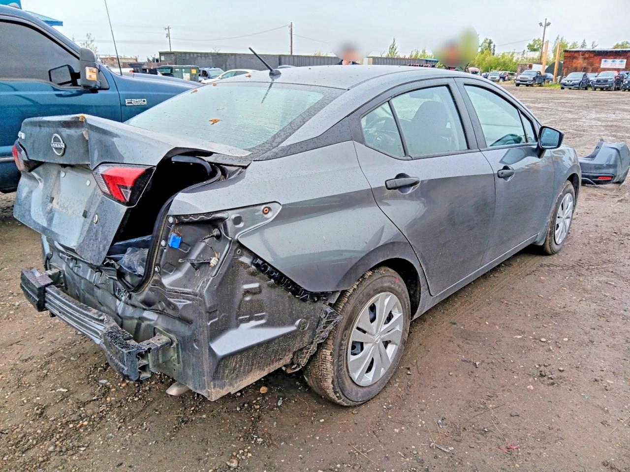 2025 Nissan Versa S Gray vin: 3N1CN8BV7SL845989