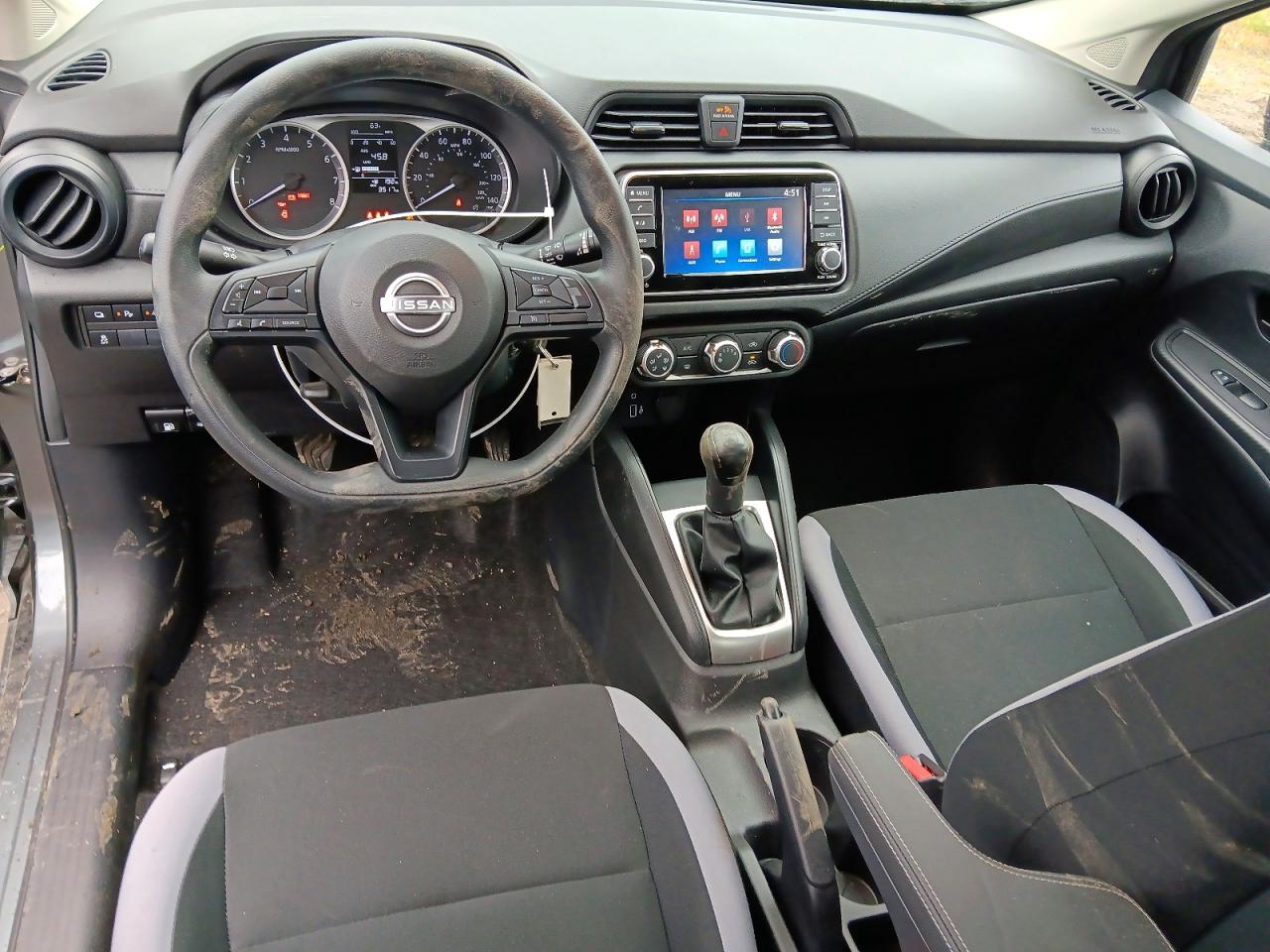2025 Nissan Versa S Gray vin: 3N1CN8BV7SL845989