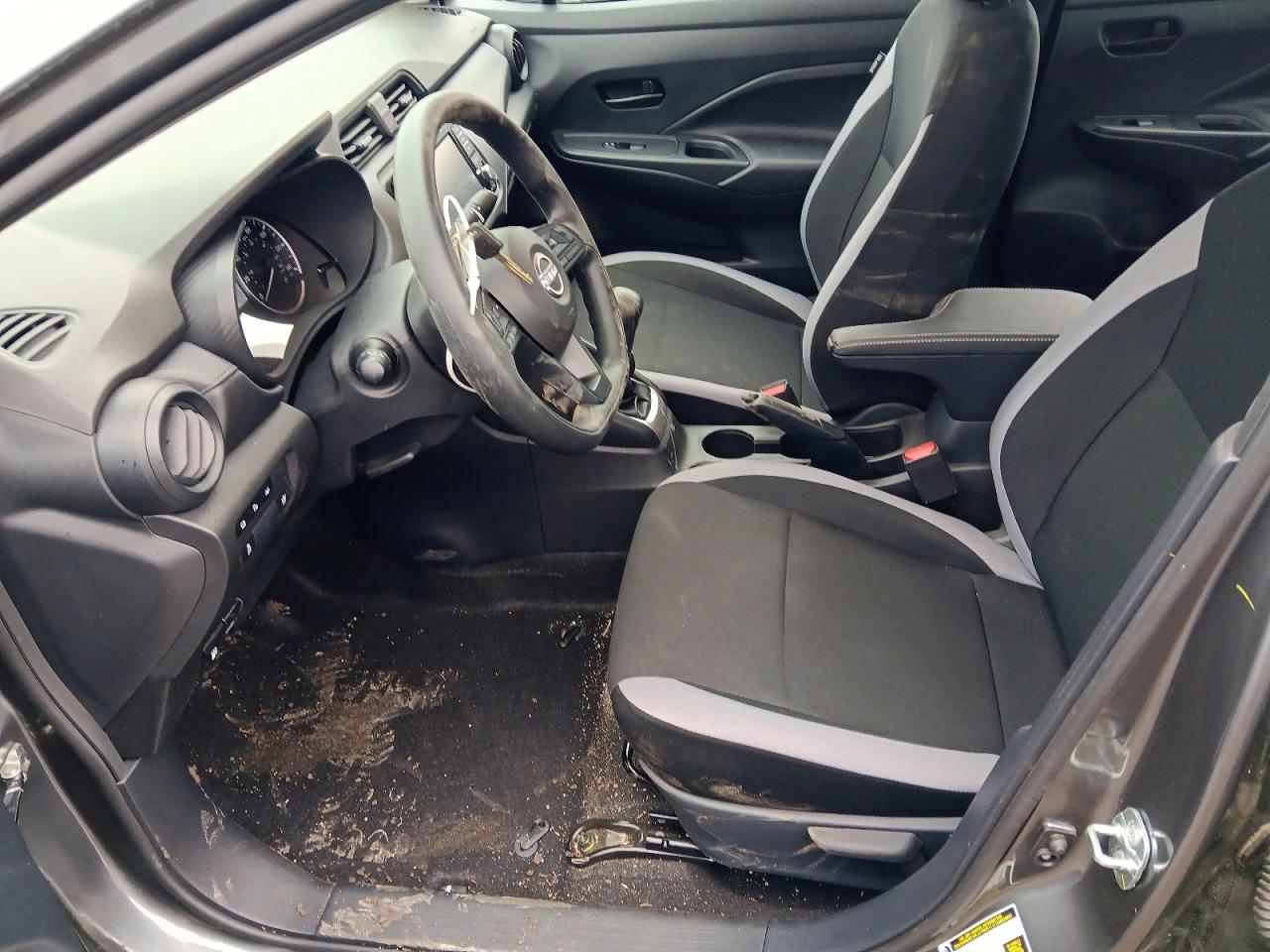 2025 Nissan Versa S Gray vin: 3N1CN8BV7SL845989