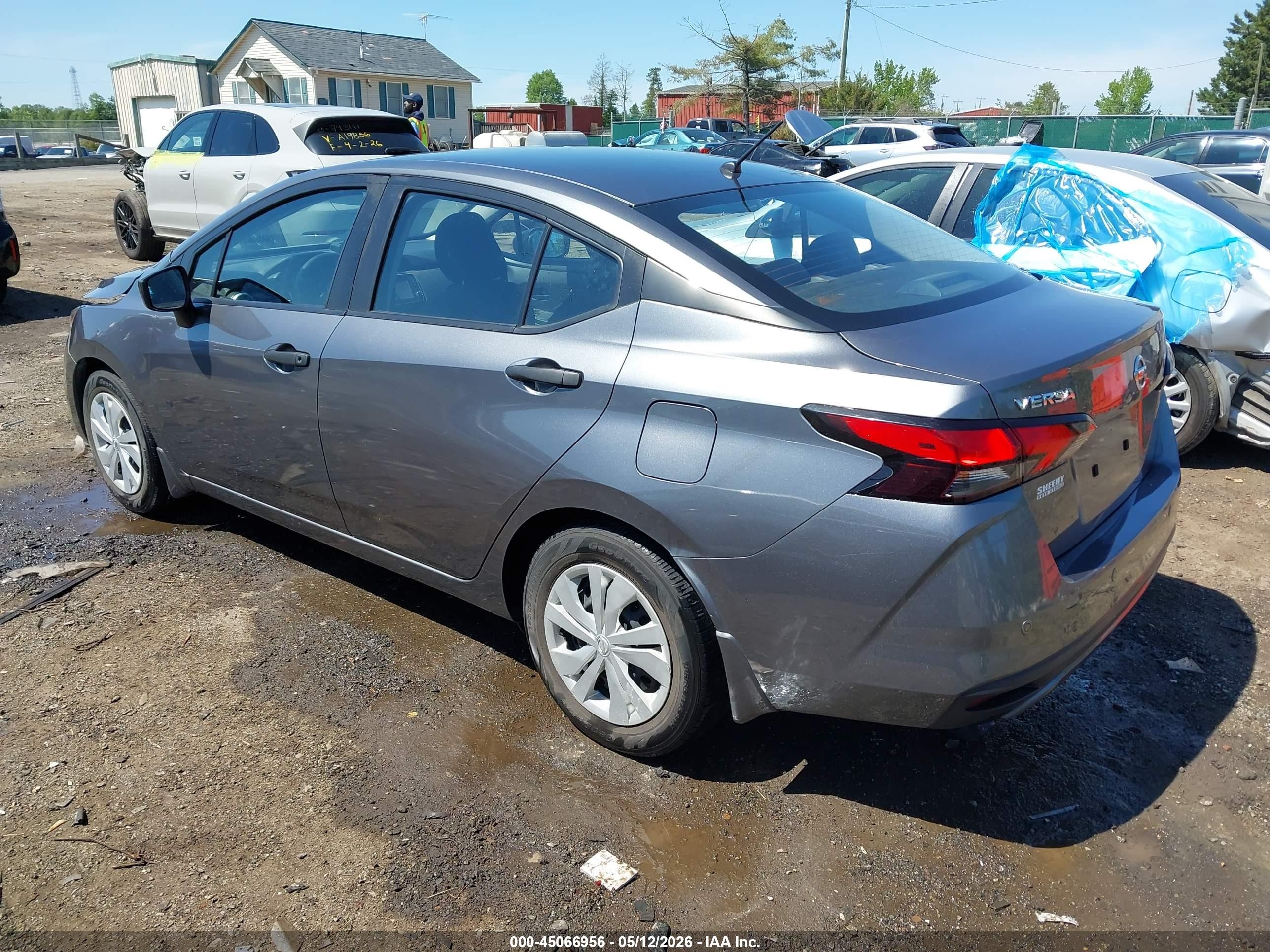 2021 Nissan Versa S 5-speed Manual Transmission Gray vin: 3N1CN8BV8ML897294