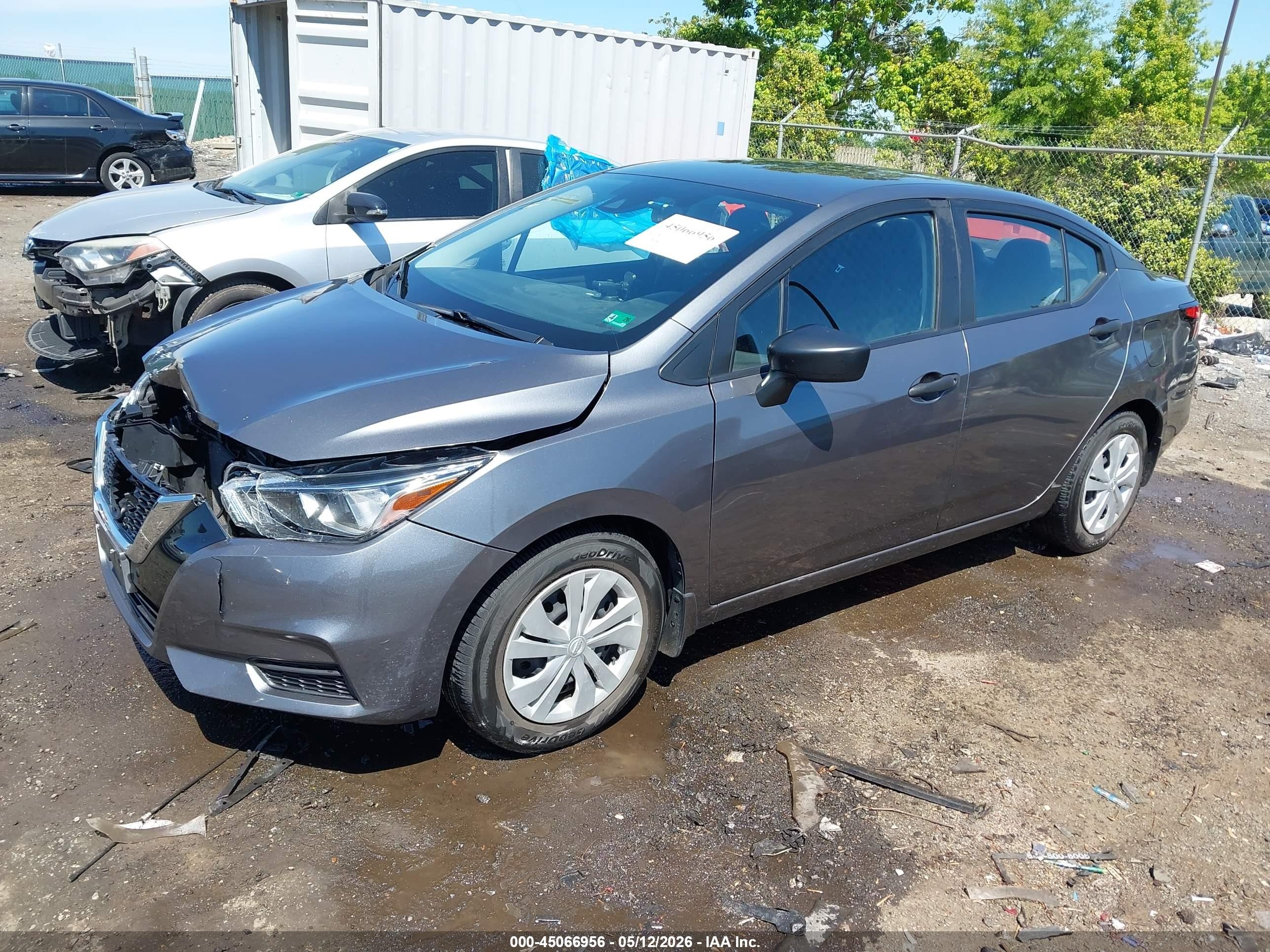 2021 Nissan Versa S 5-speed Manual Transmission Gray vin: 3N1CN8BV8ML897294