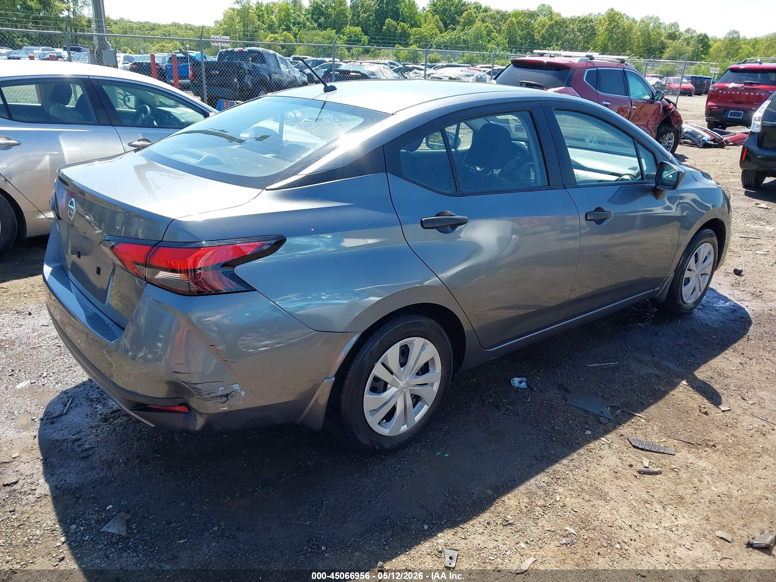 2021 Nissan Versa S 5-speed Manual Transmission Gray vin: 3N1CN8BV8ML897294