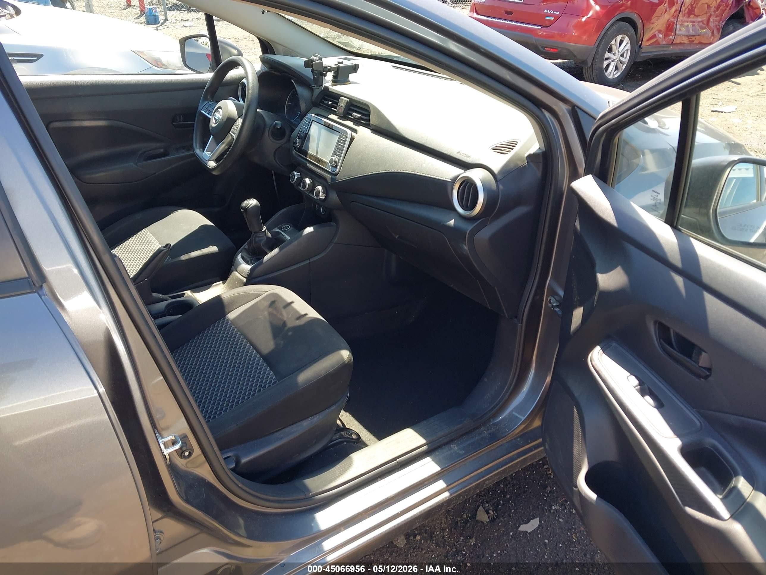 2021 Nissan Versa S 5-speed Manual Transmission Gray vin: 3N1CN8BV8ML897294