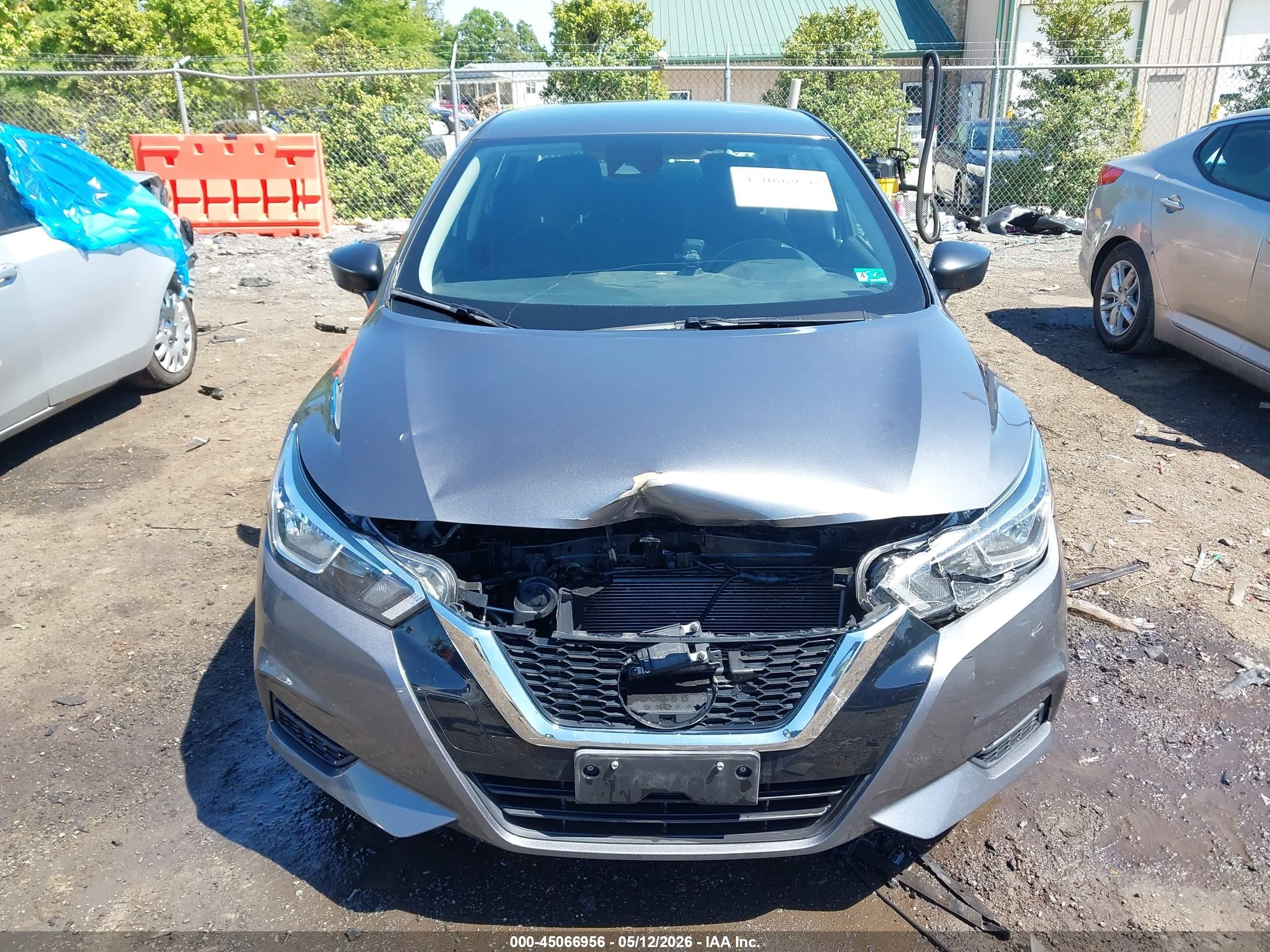 2021 Nissan Versa S 5-speed Manual Transmission Gray vin: 3N1CN8BV8ML897294