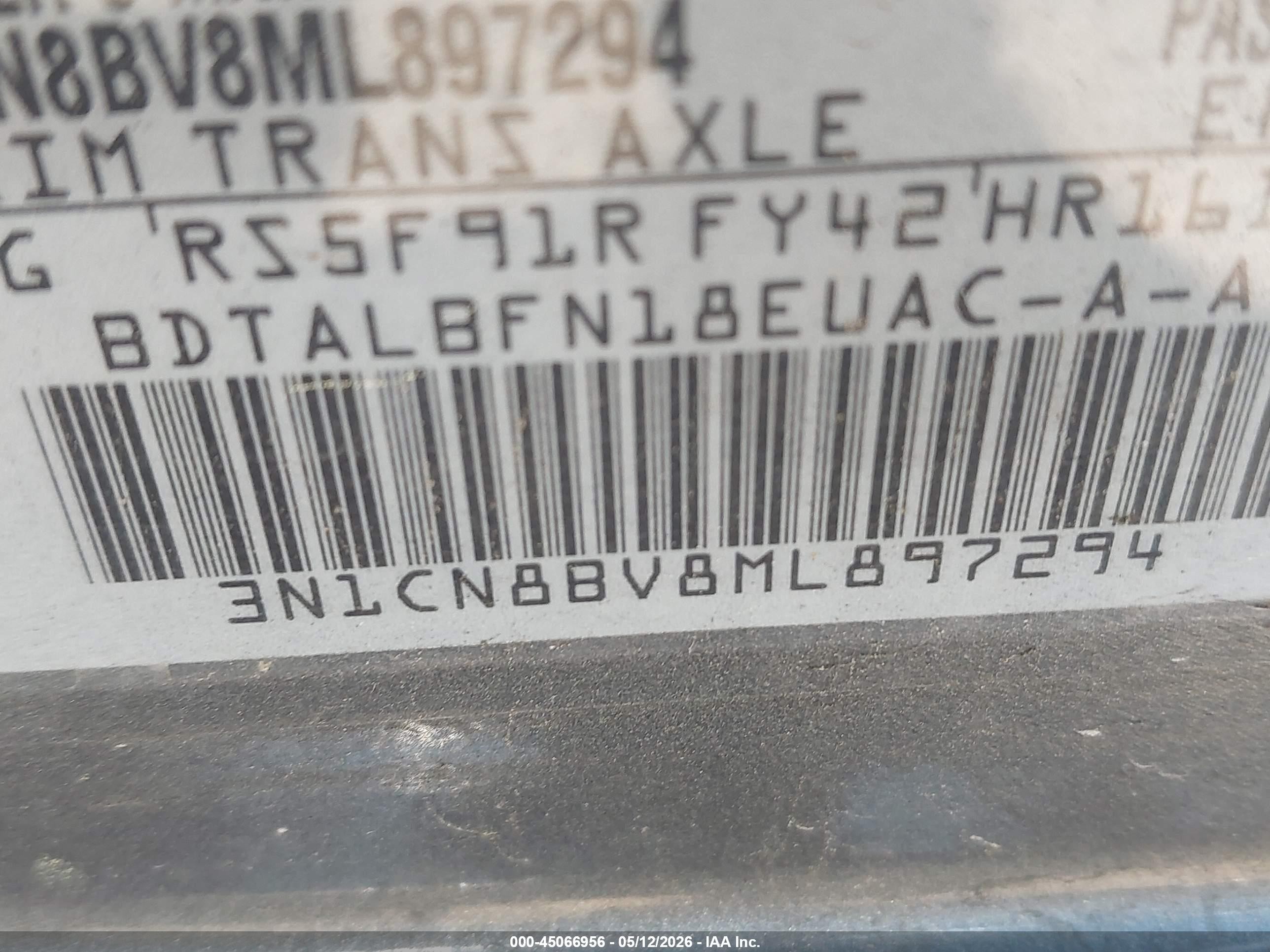 2021 Nissan Versa S 5-speed Manual Transmission Gray vin: 3N1CN8BV8ML897294