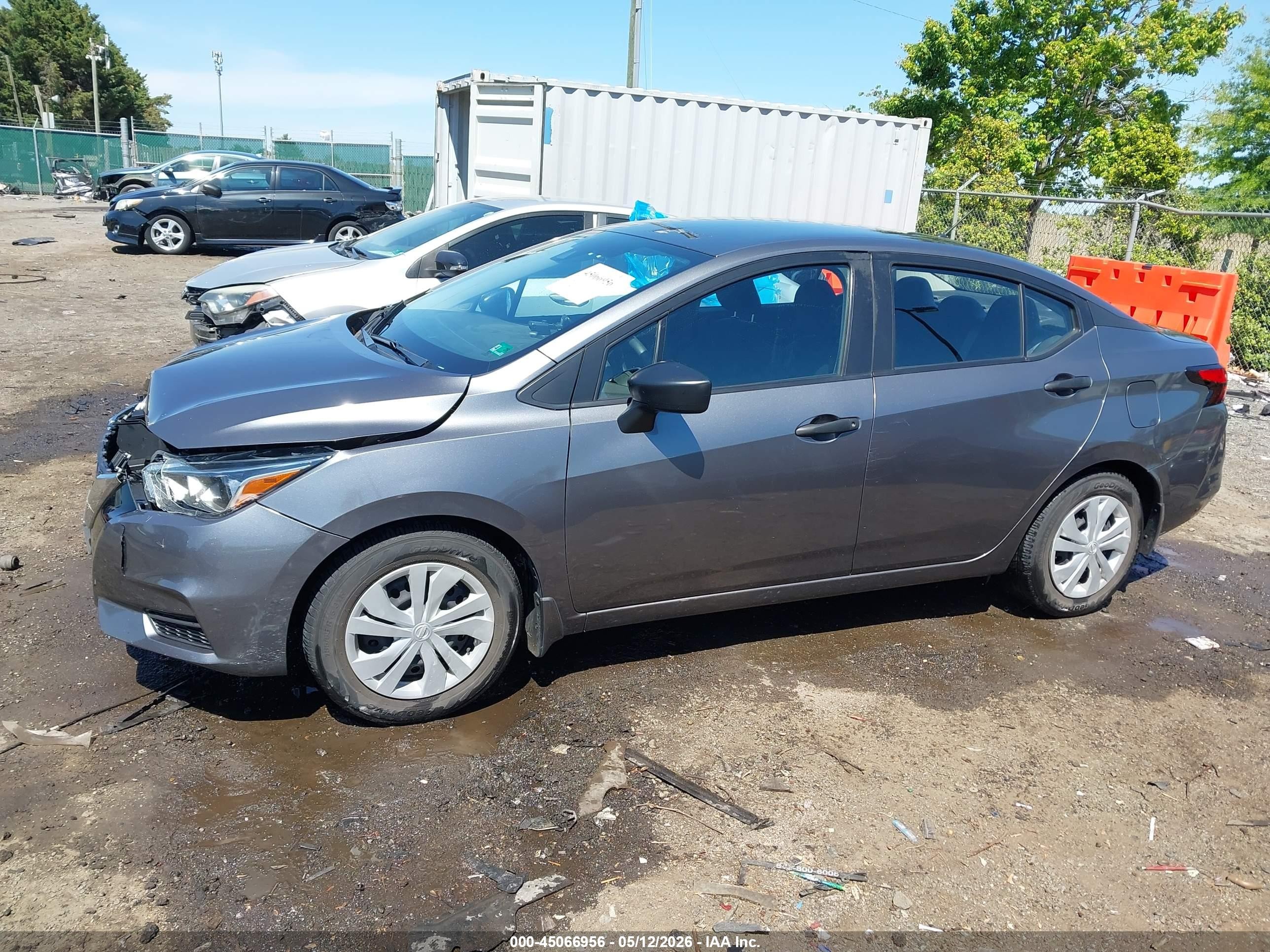 2021 Nissan Versa S 5-speed Manual Transmission Gray vin: 3N1CN8BV8ML897294