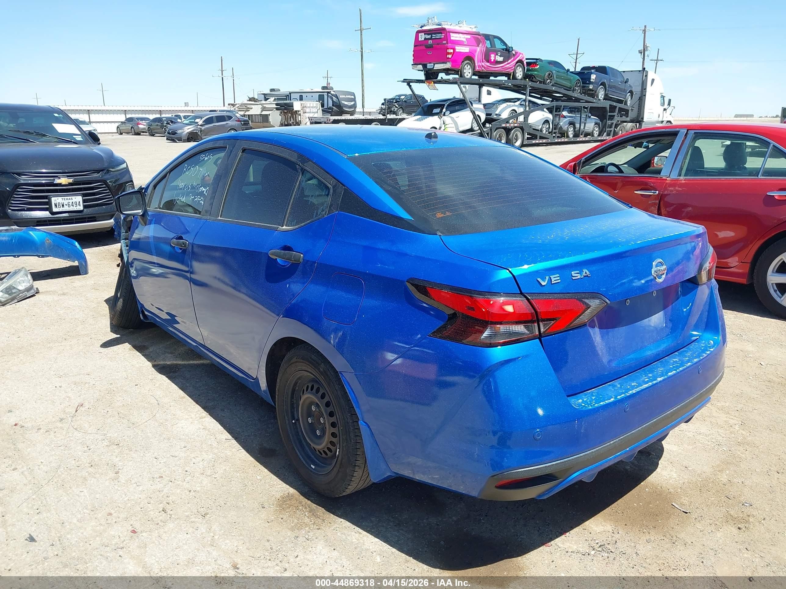 2020 Nissan Versa S Xtronic Cvt Blue vin: 3N1CN8DV0LL803811