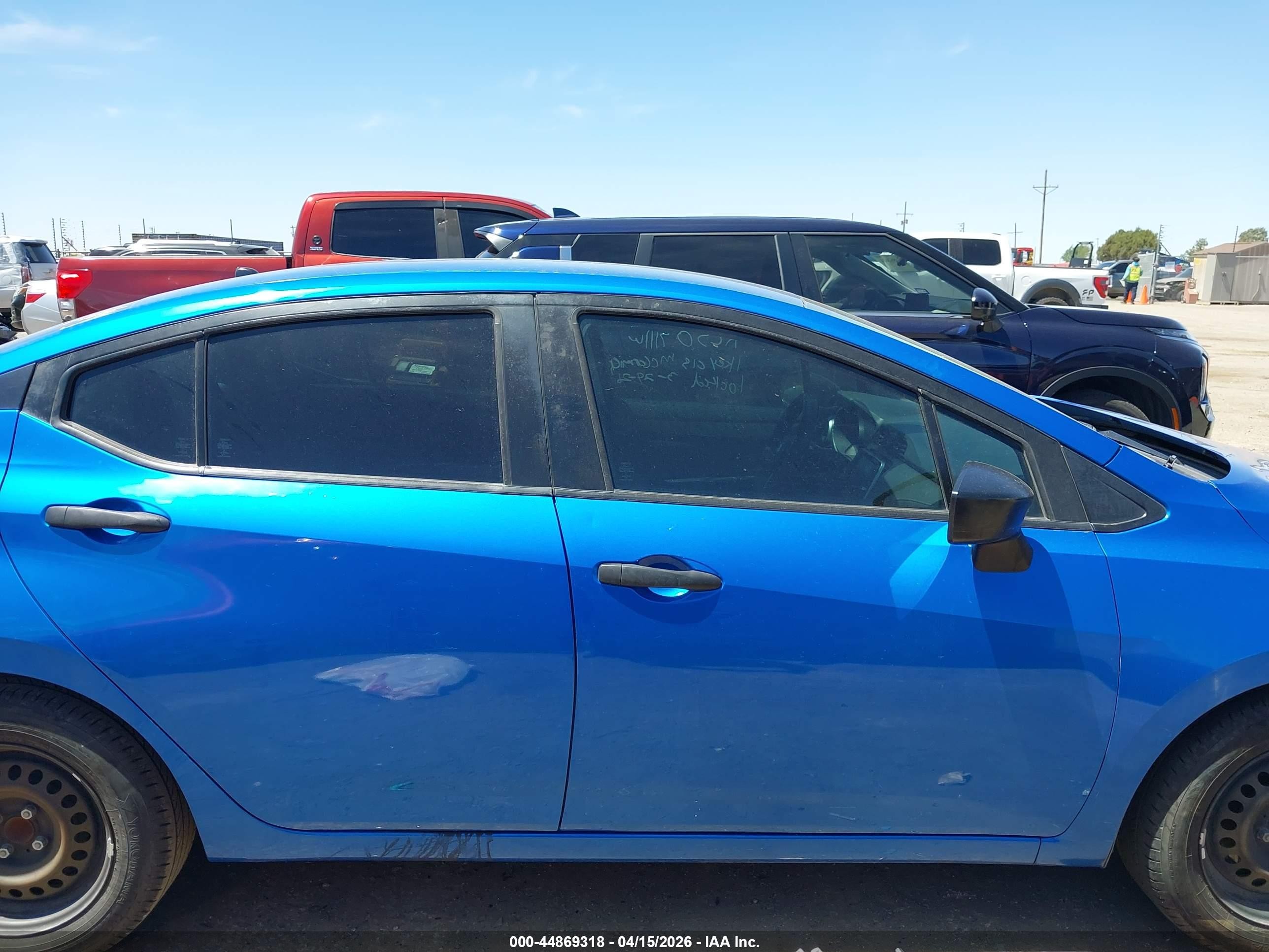 2020 Nissan Versa S Xtronic Cvt Blue vin: 3N1CN8DV0LL803811