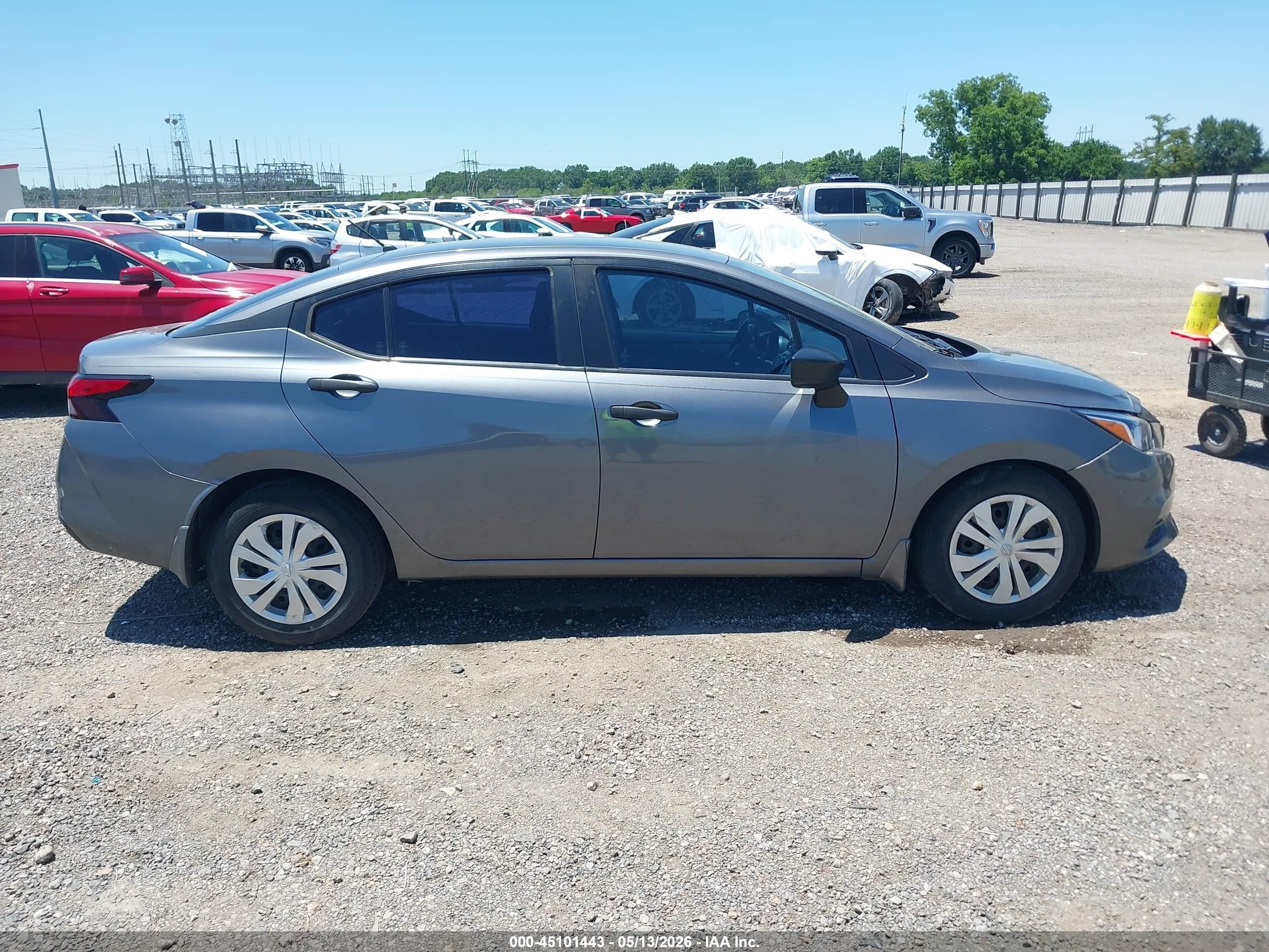 2020 Nissan Versa S Xtronic Cvt Серый vin: 3N1CN8DV0LL886415
