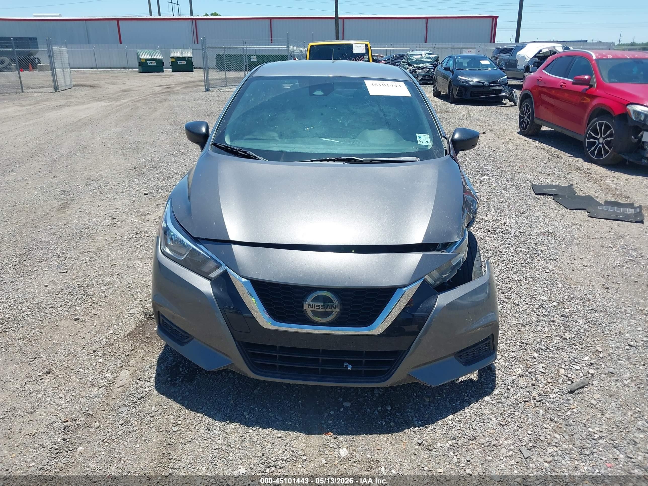 2020 Nissan Versa S Xtronic Cvt Серый vin: 3N1CN8DV0LL886415