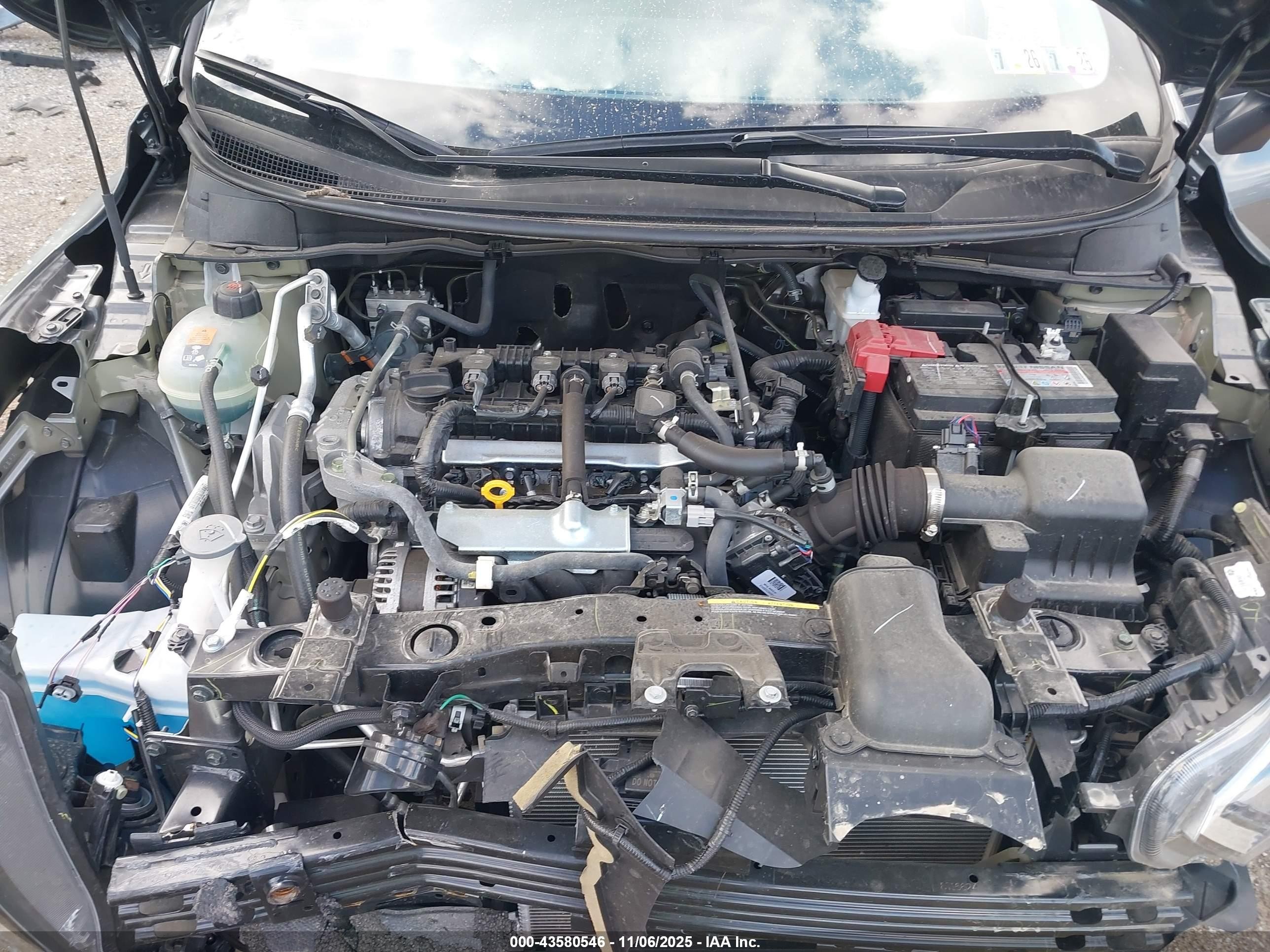 2024 Nissan Versa 1.6 S Серый vin: 3N1CN8DV0RL910429