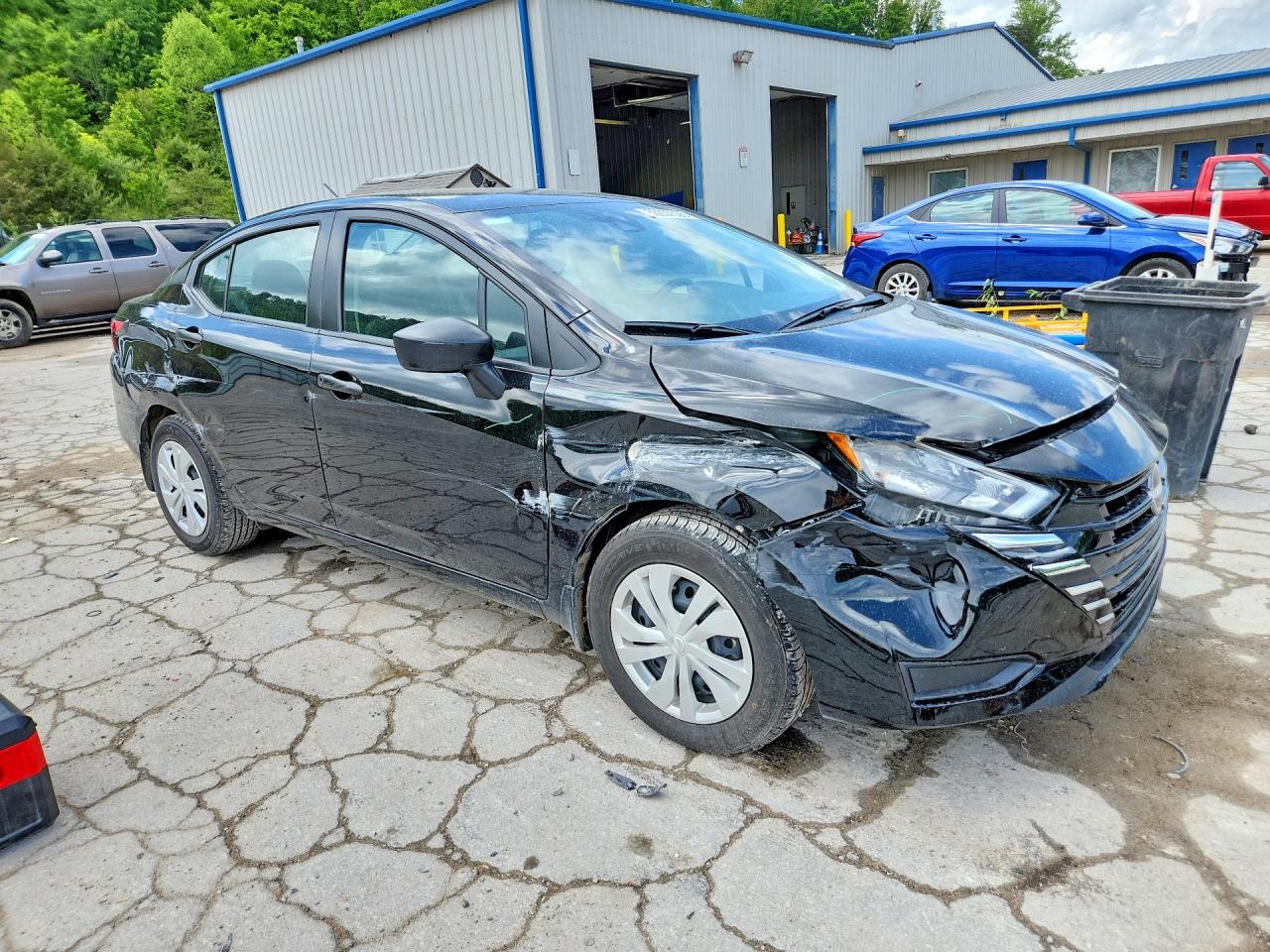 2025 Nissan Versa S Black vin: 3N1CN8DV0SL818498