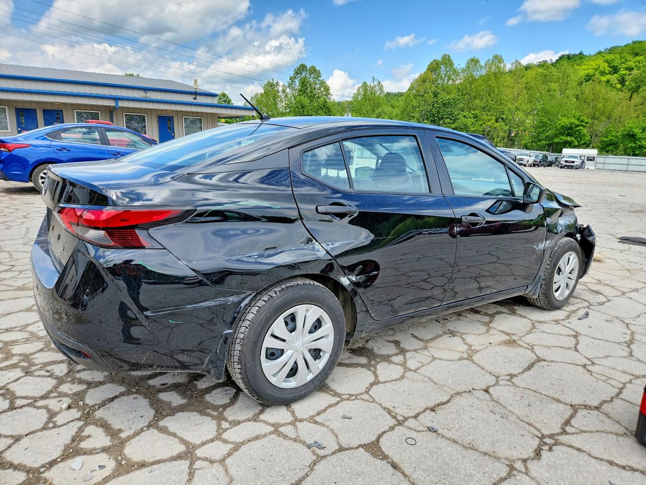 2025 Nissan Versa S Black vin: 3N1CN8DV0SL818498