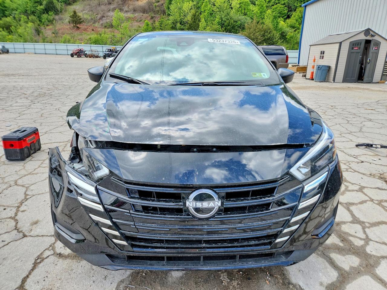 2025 Nissan Versa S Black vin: 3N1CN8DV0SL818498