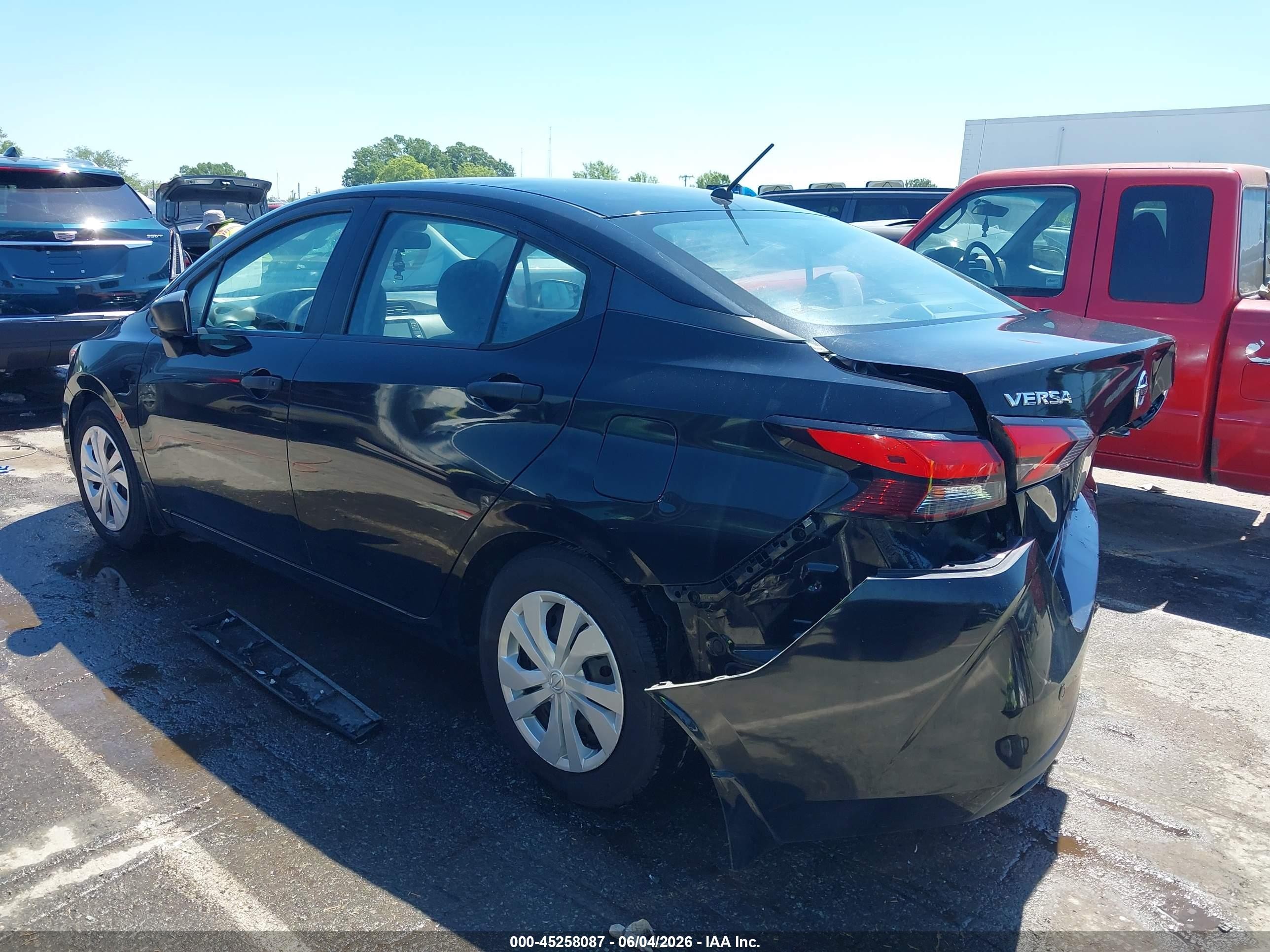 2020 Nissan Versa S Xtronic Cvt Черный vin: 3N1CN8DV1LL809455
