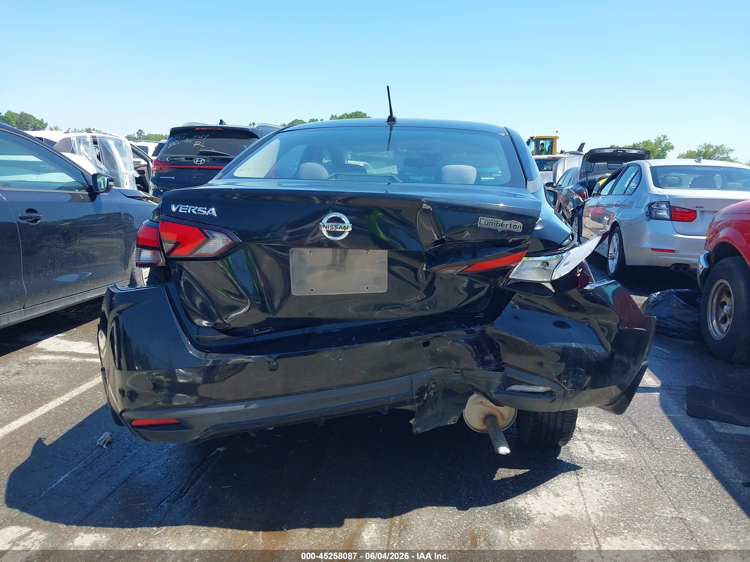 2020 Nissan Versa S Xtronic Cvt Черный vin: 3N1CN8DV1LL809455
