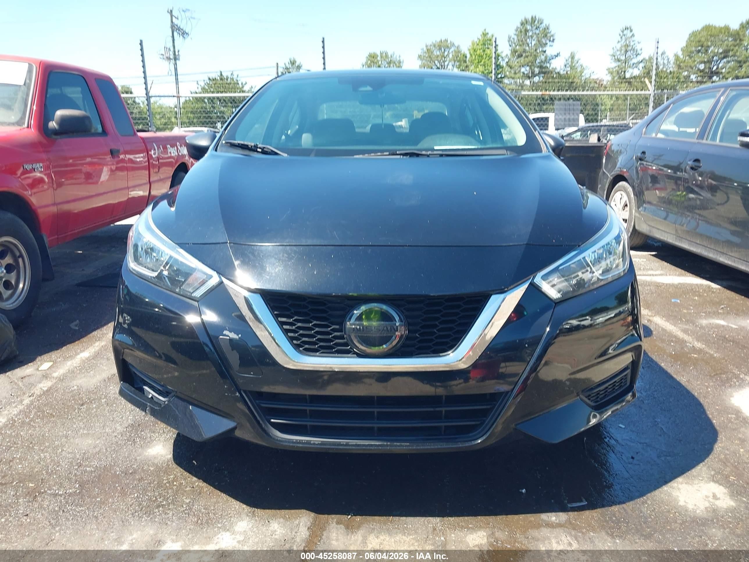 2020 Nissan Versa S Xtronic Cvt Черный vin: 3N1CN8DV1LL809455