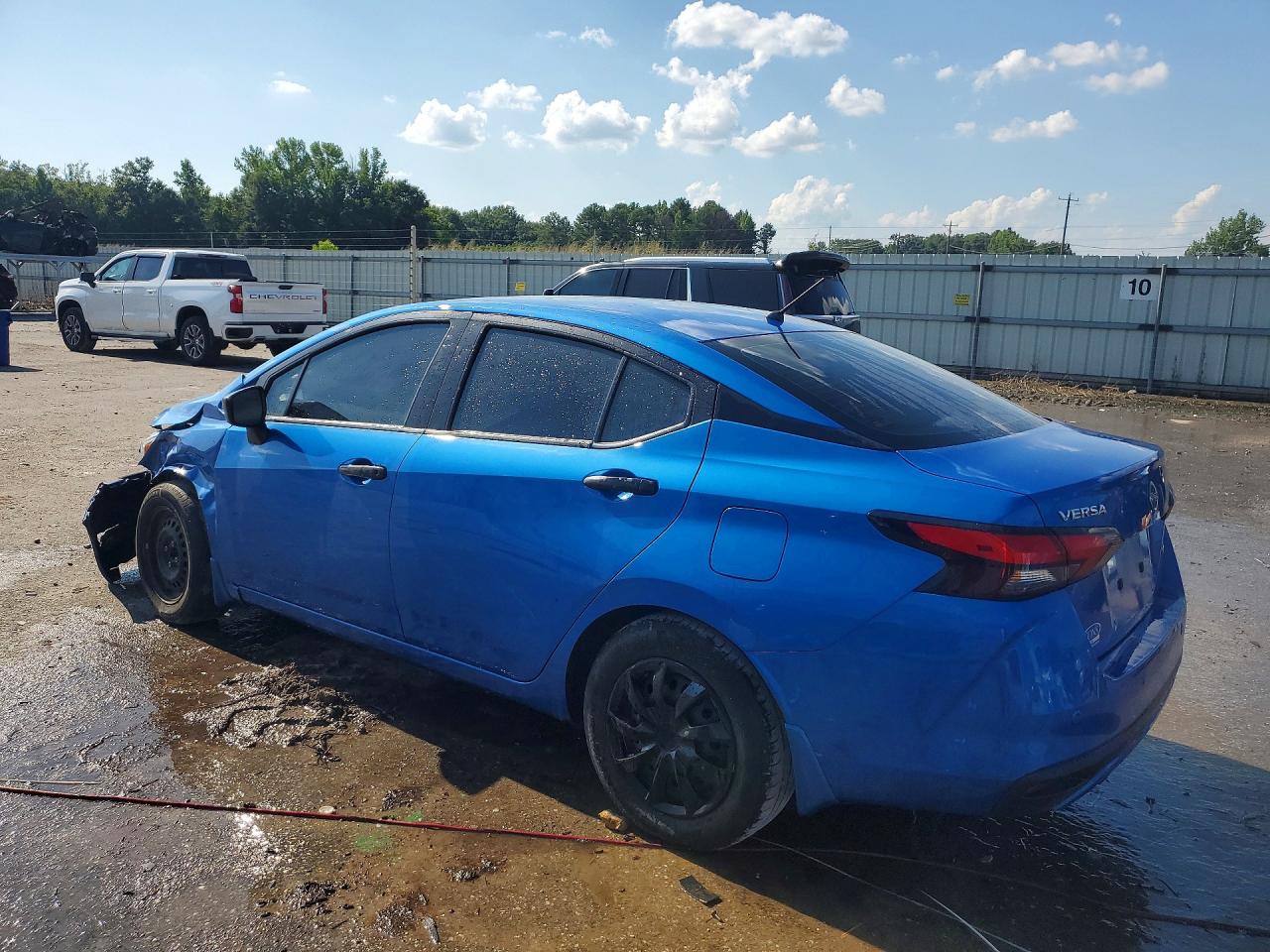 2023 Nissan Versa S Blue vin: 3N1CN8DV1PL872528