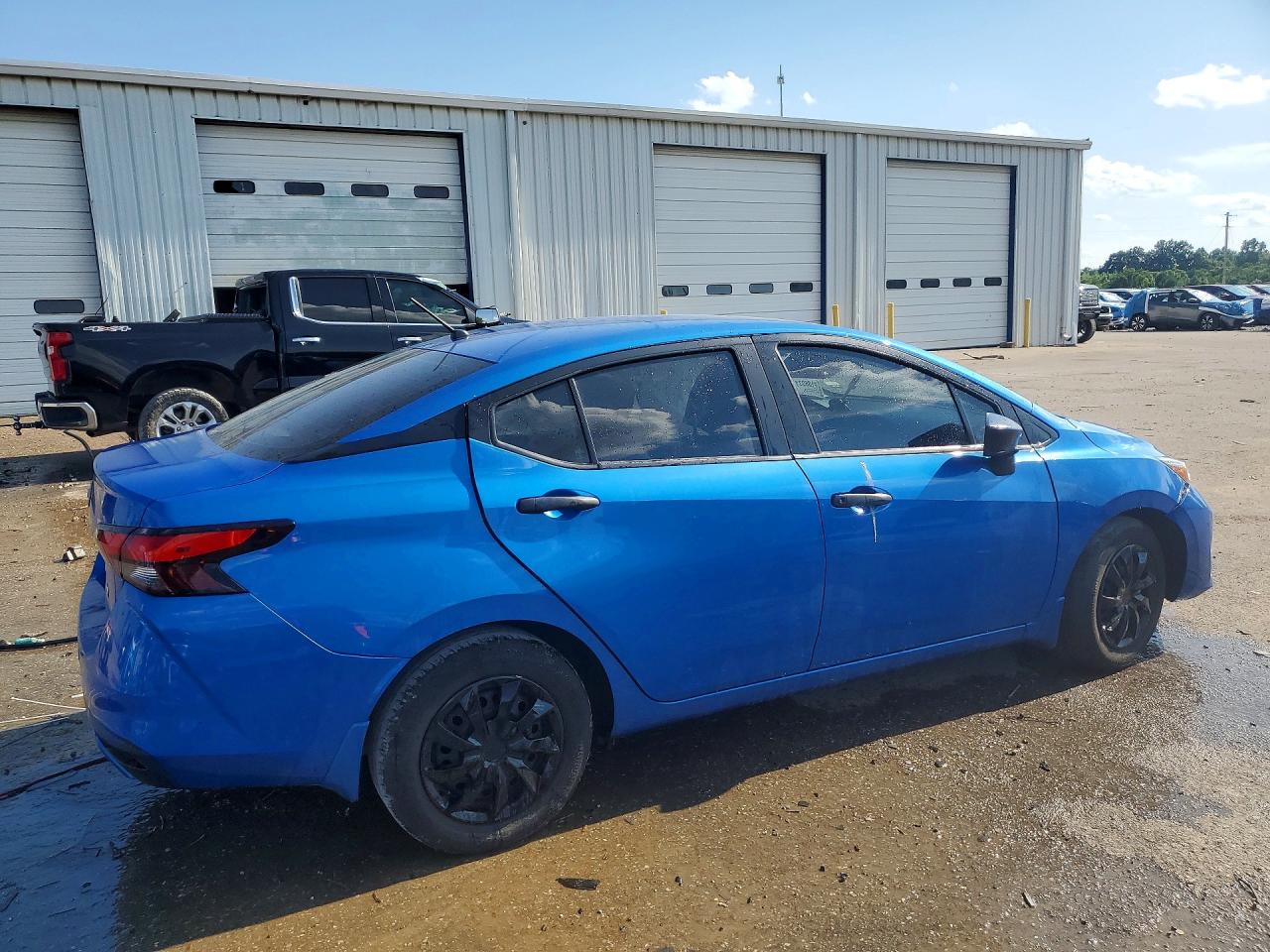 2023 Nissan Versa S Blue vin: 3N1CN8DV1PL872528