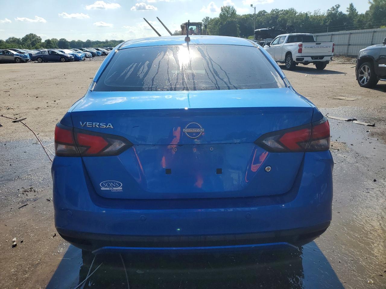 2023 Nissan Versa S Blue vin: 3N1CN8DV1PL872528